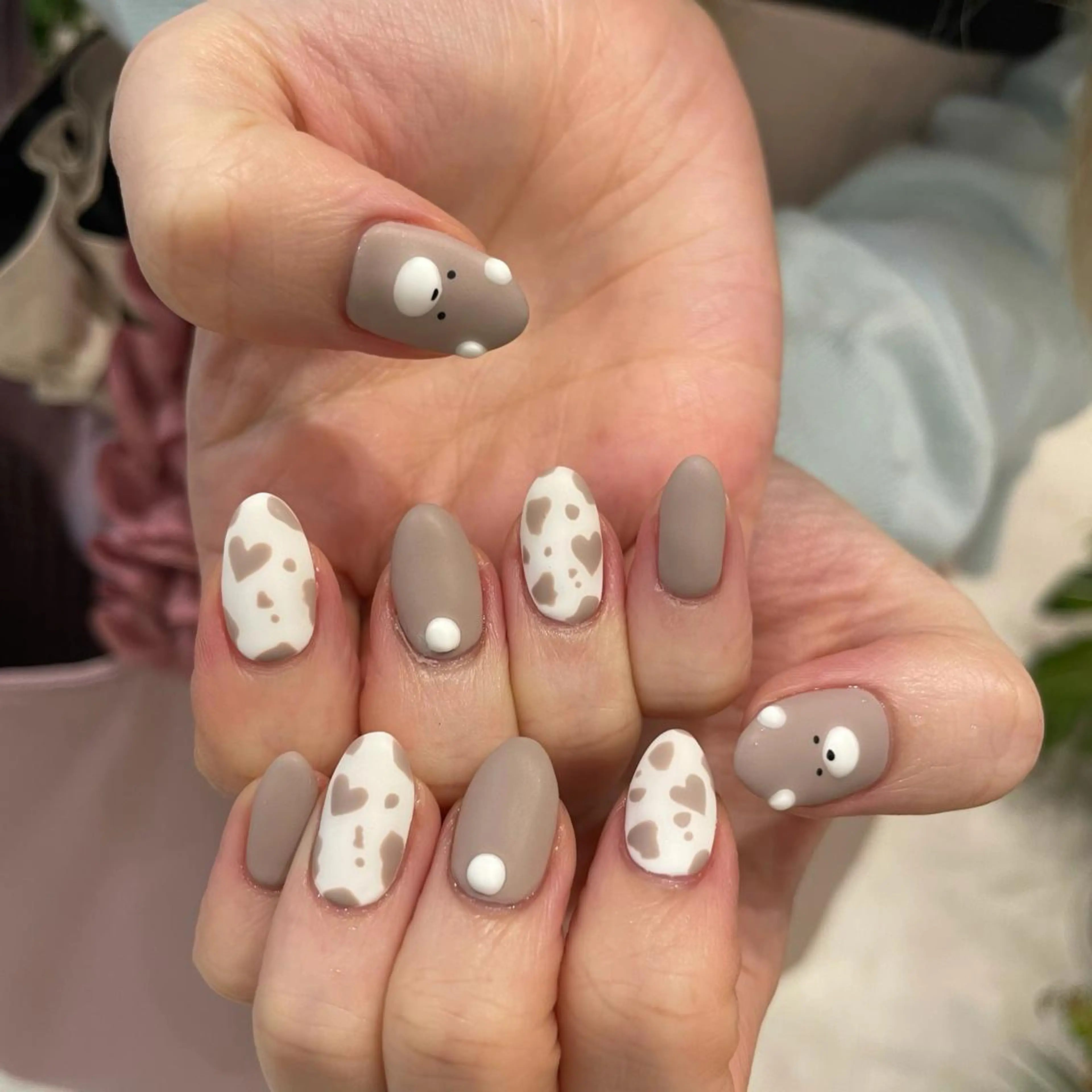 ネイル マットネイル 持ち込み ハンドネイル miu nail所属・MIUNail YUMIのネイルデザイン