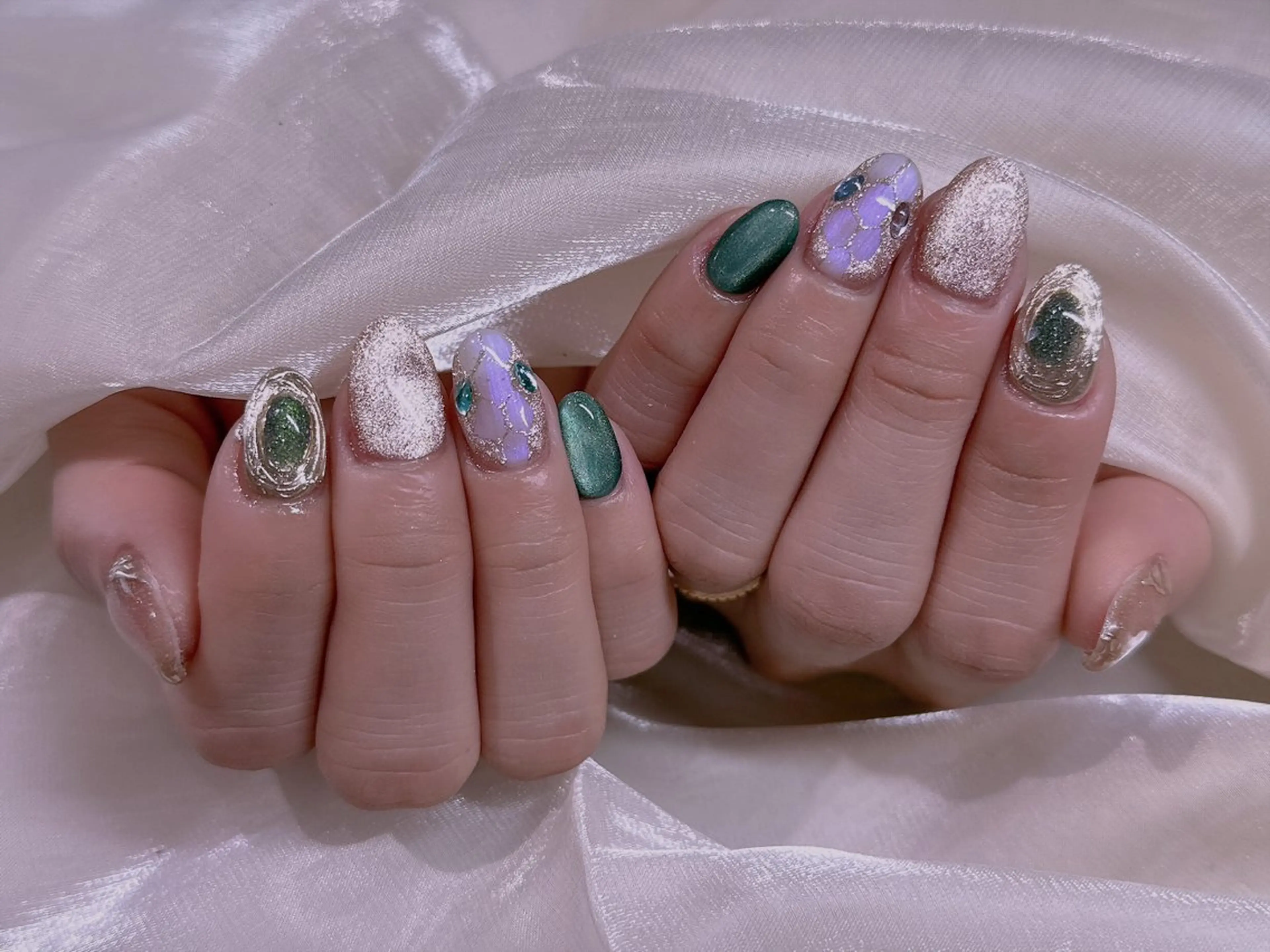 ネイル ハンドネイル エムズ エムズのマツエク・マツパデザイン