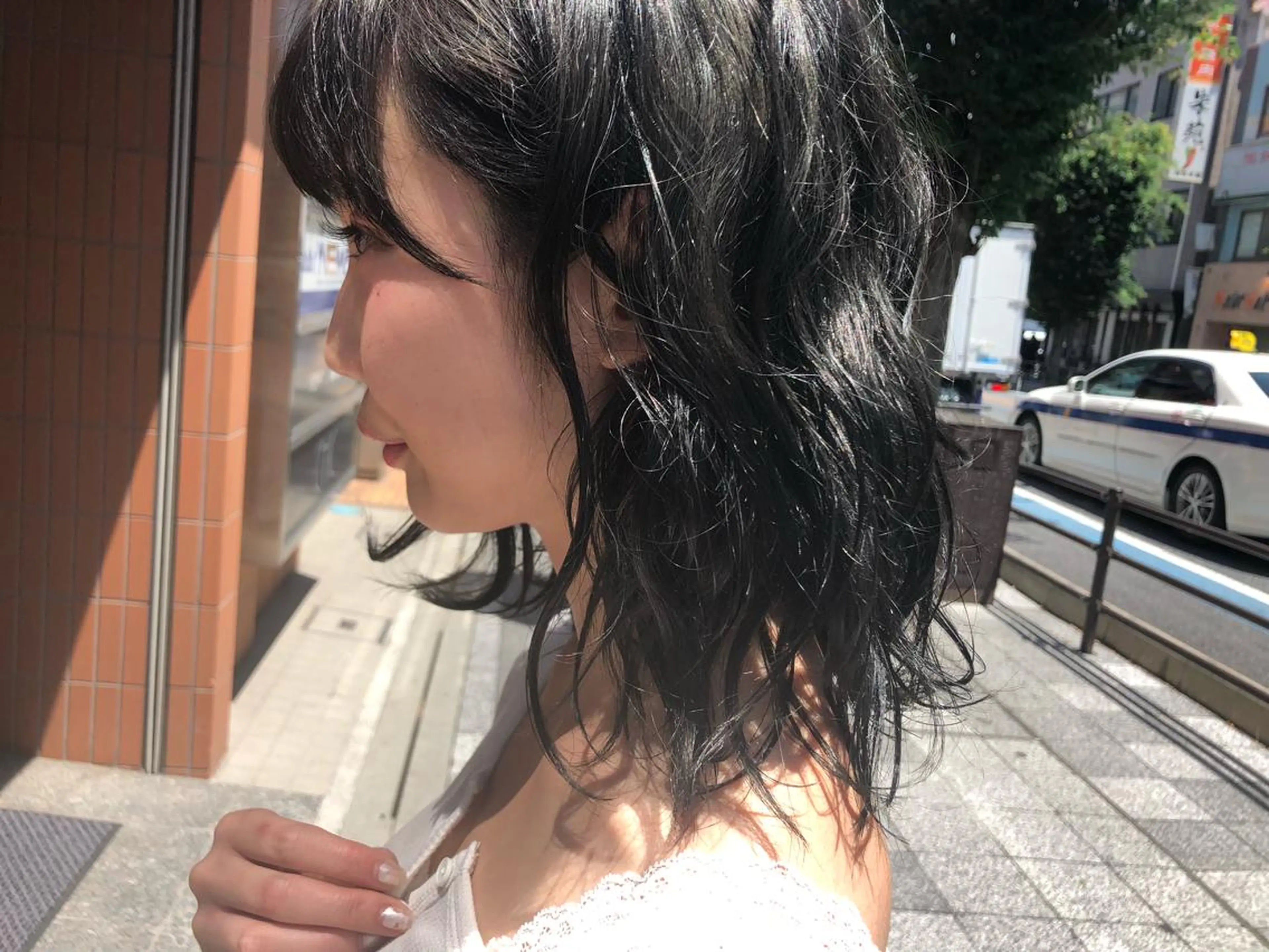 ミディアム GLROW haruhiのヘアスタイル