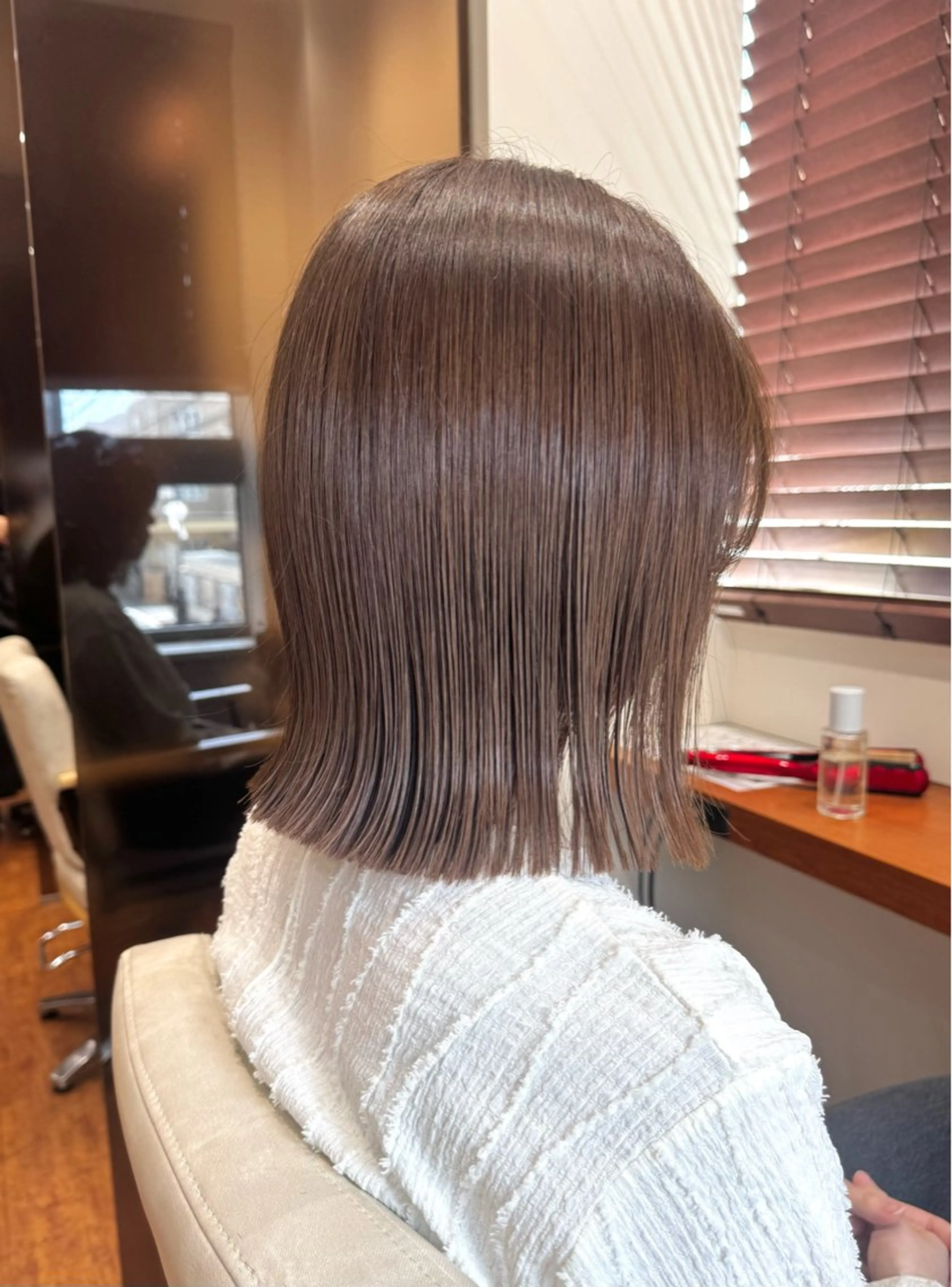 【伸ばしかけの方専用🌟】カット×透明感カラー×1step トリートメント🫧の写真