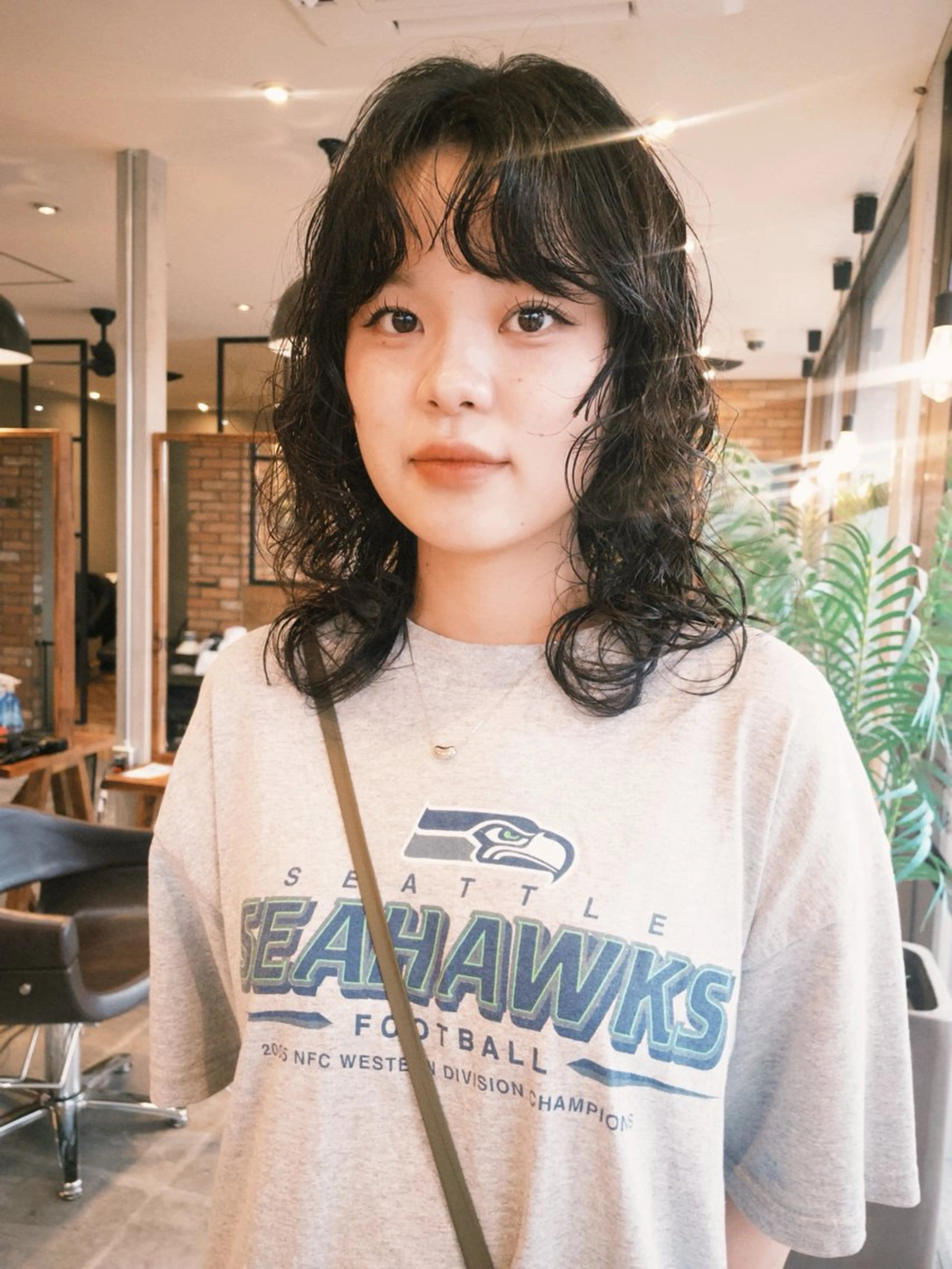 ミディアム パーマ カット パーマ GUESTs所属・優音 /YUi/パーマのヘアスタイル