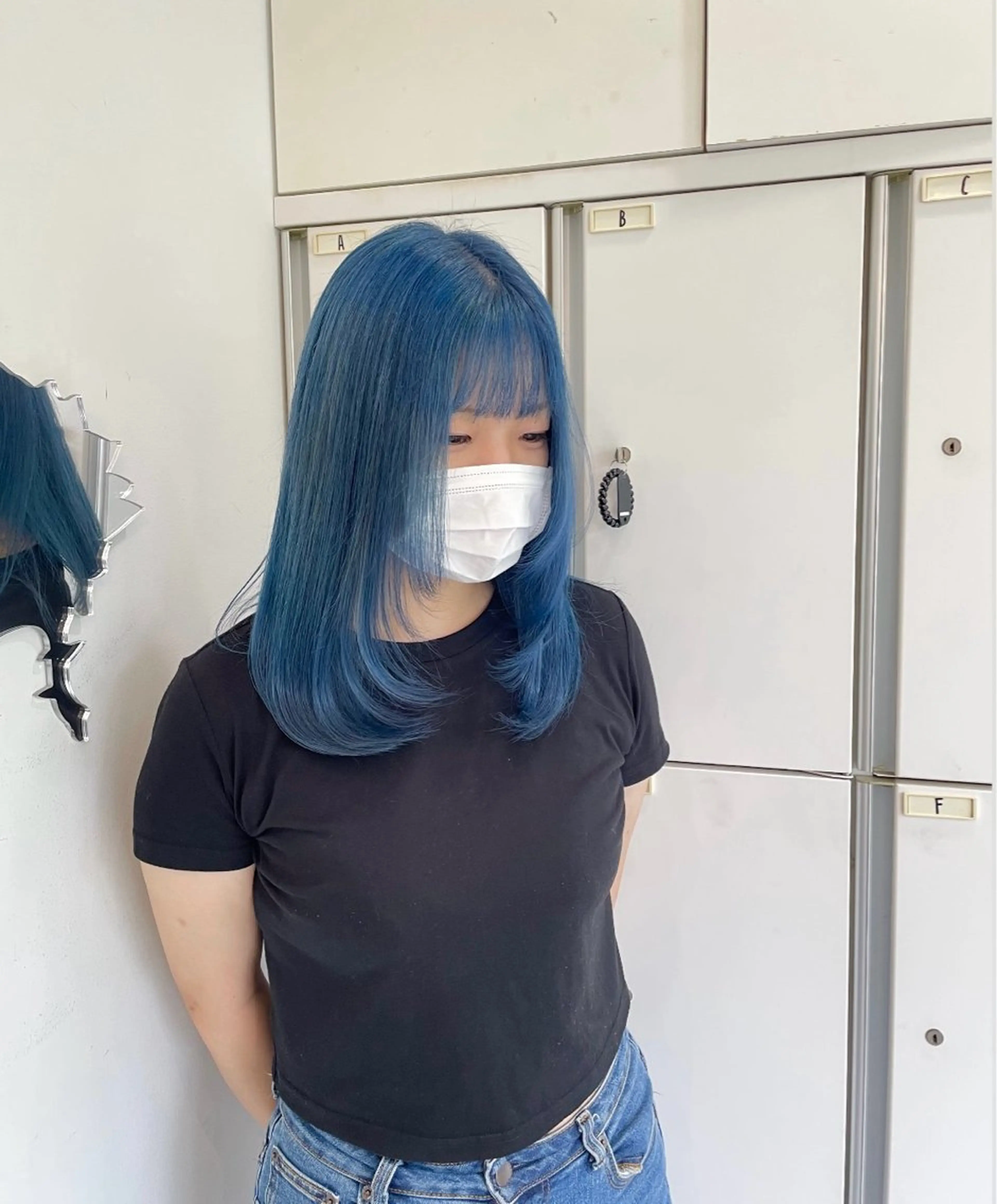 ミディアム カラー nanaka :のヘアスタイル