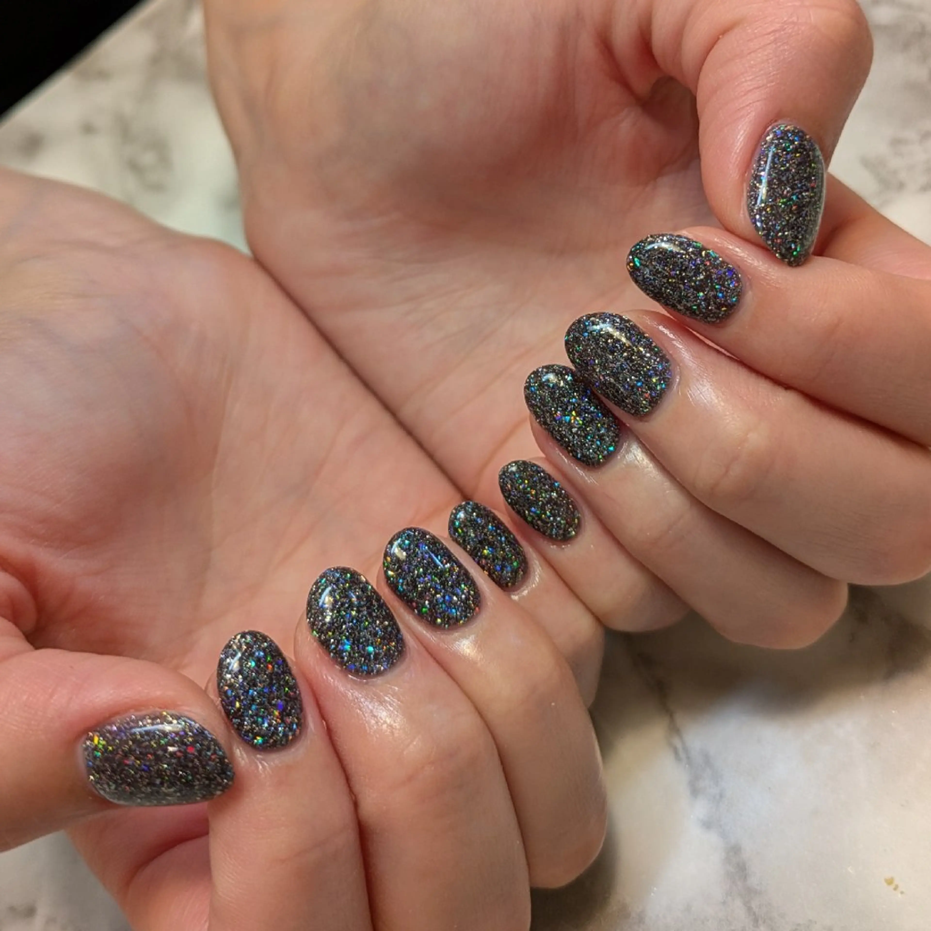 ネイル ラメ(グリッター) ジェヌインネイル 河内のネイルデザイン