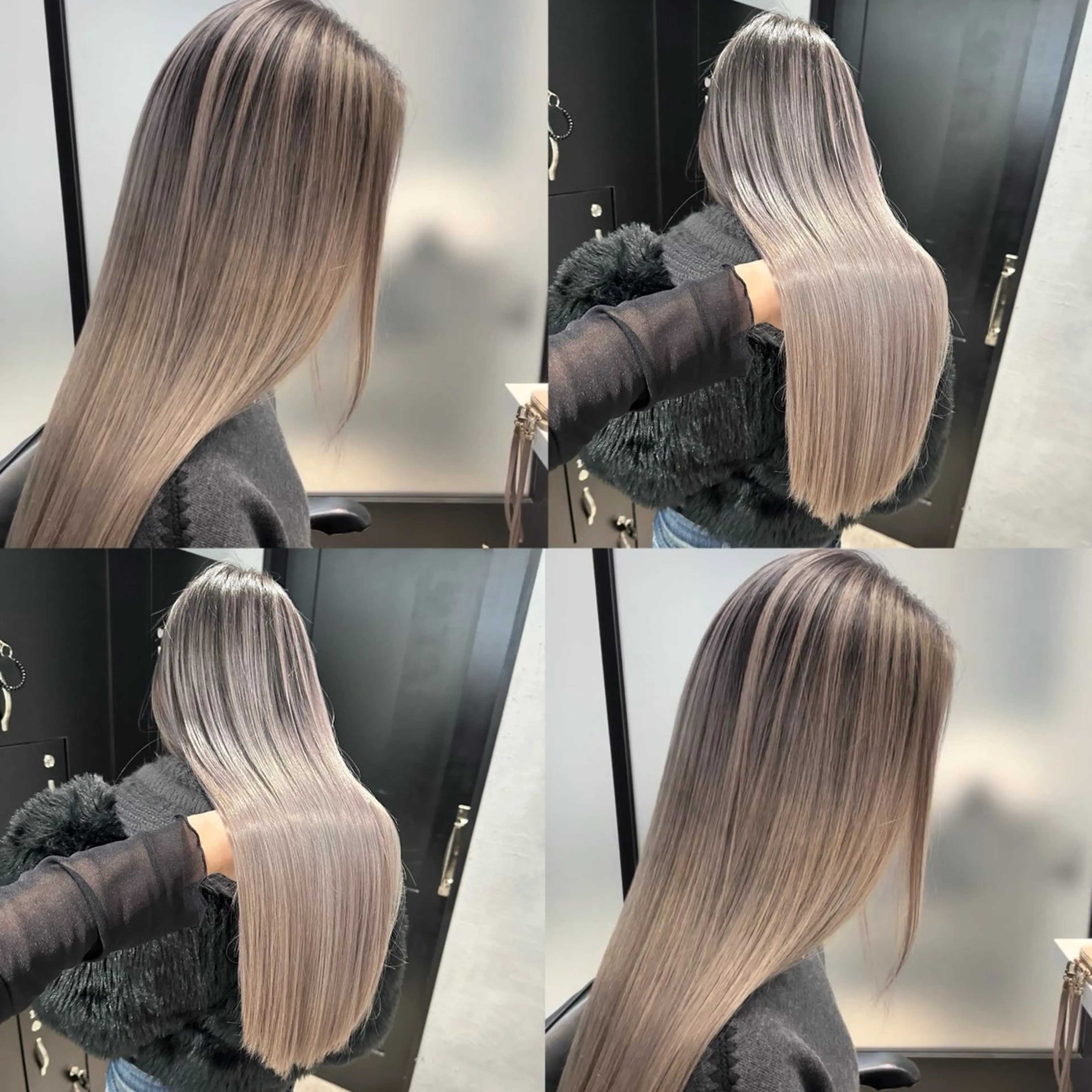 ロング salowin所属・ハイトーンカラー 馬場みなみのヘアスタイル