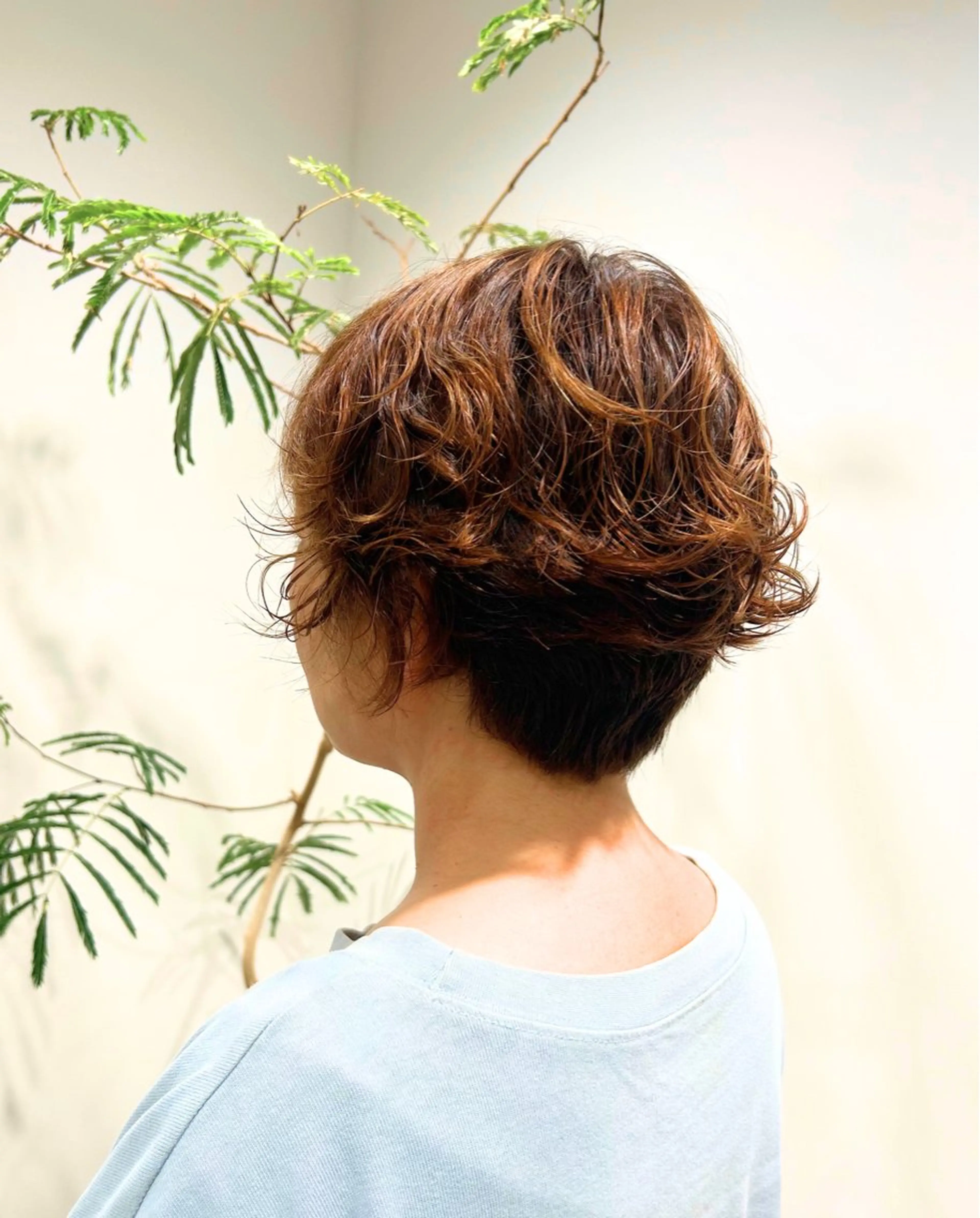 ショート パーマ スパイラルパーマ GO TODAY SHAiRE SALON所属・美髪矯正/ LISAのヘアスタイル