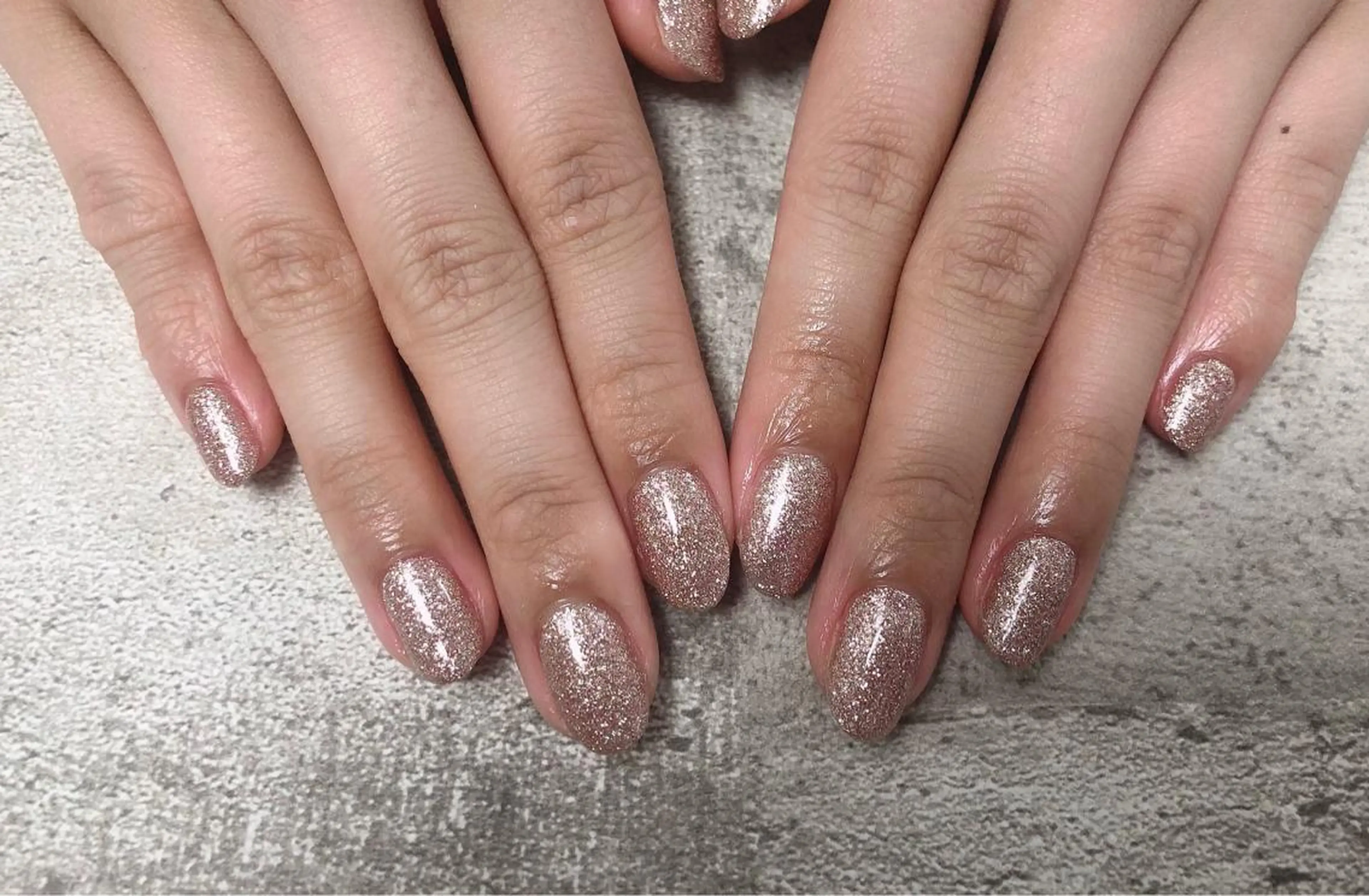 ネイル キラキラネイル 春ネイル ハンドネイル Mogu nail 二子玉川のネイルデザイン