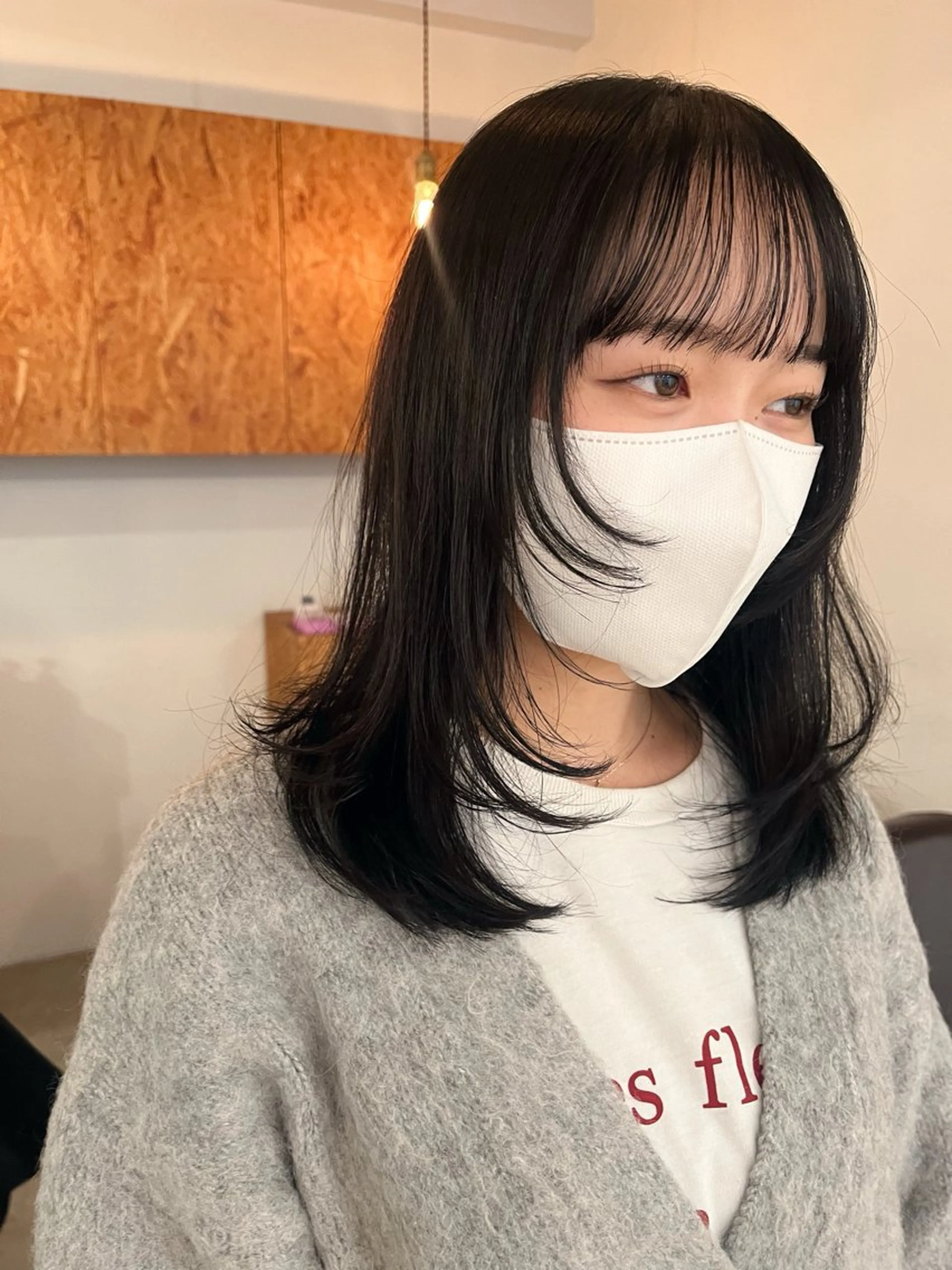 ミディアム カラー 暖色/パーマ 🌼クニトウメイのヘアスタイル