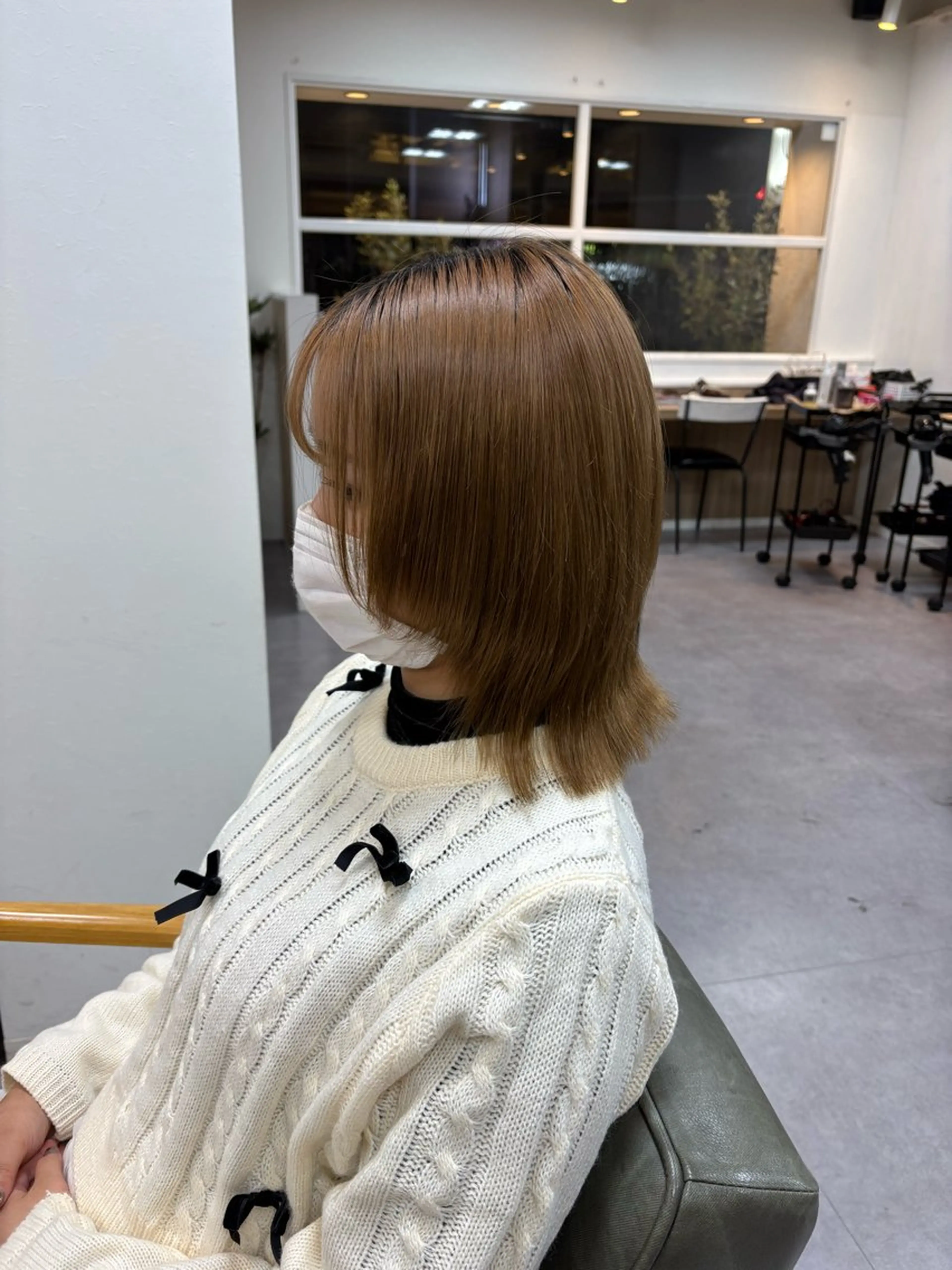 ミディアム 高橋 真歩のヘアスタイル