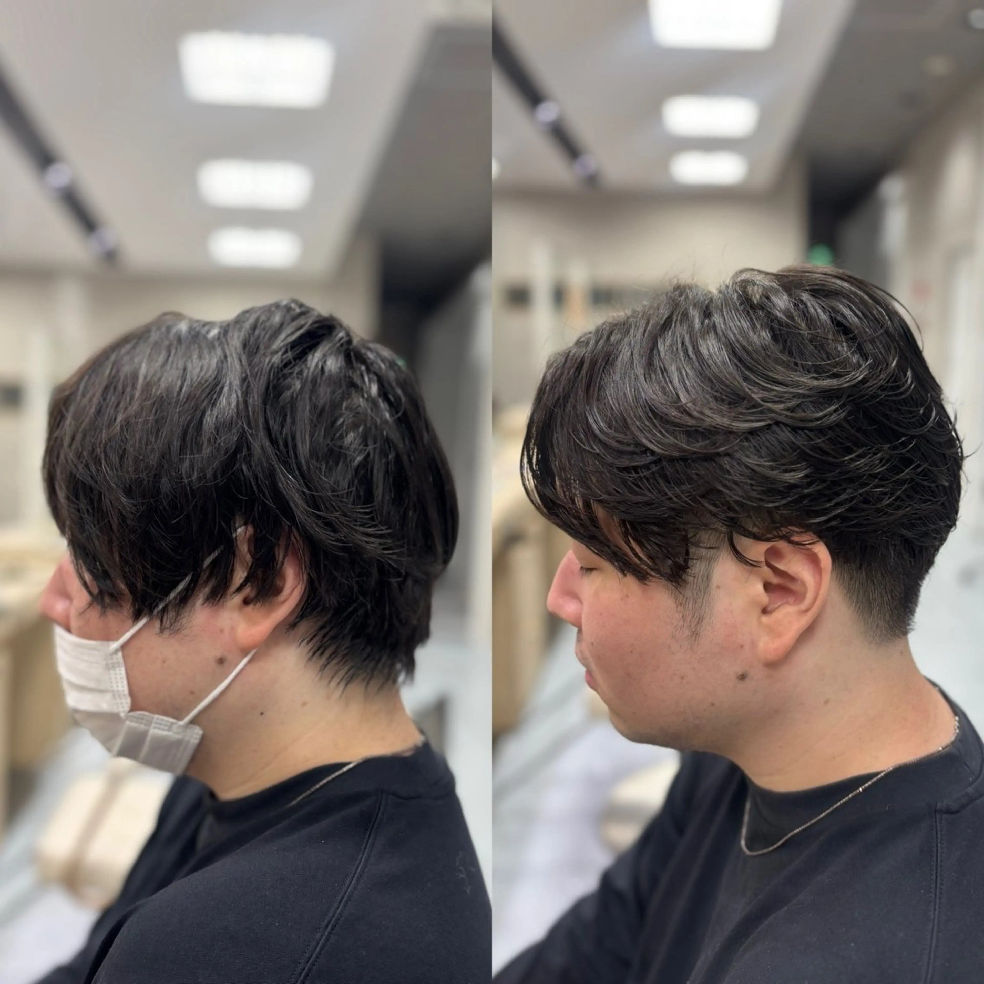 ショート パーマ メンズ カット パーマ メンズ特化韓国風 パーマスタイル/りんのヘアスタイル