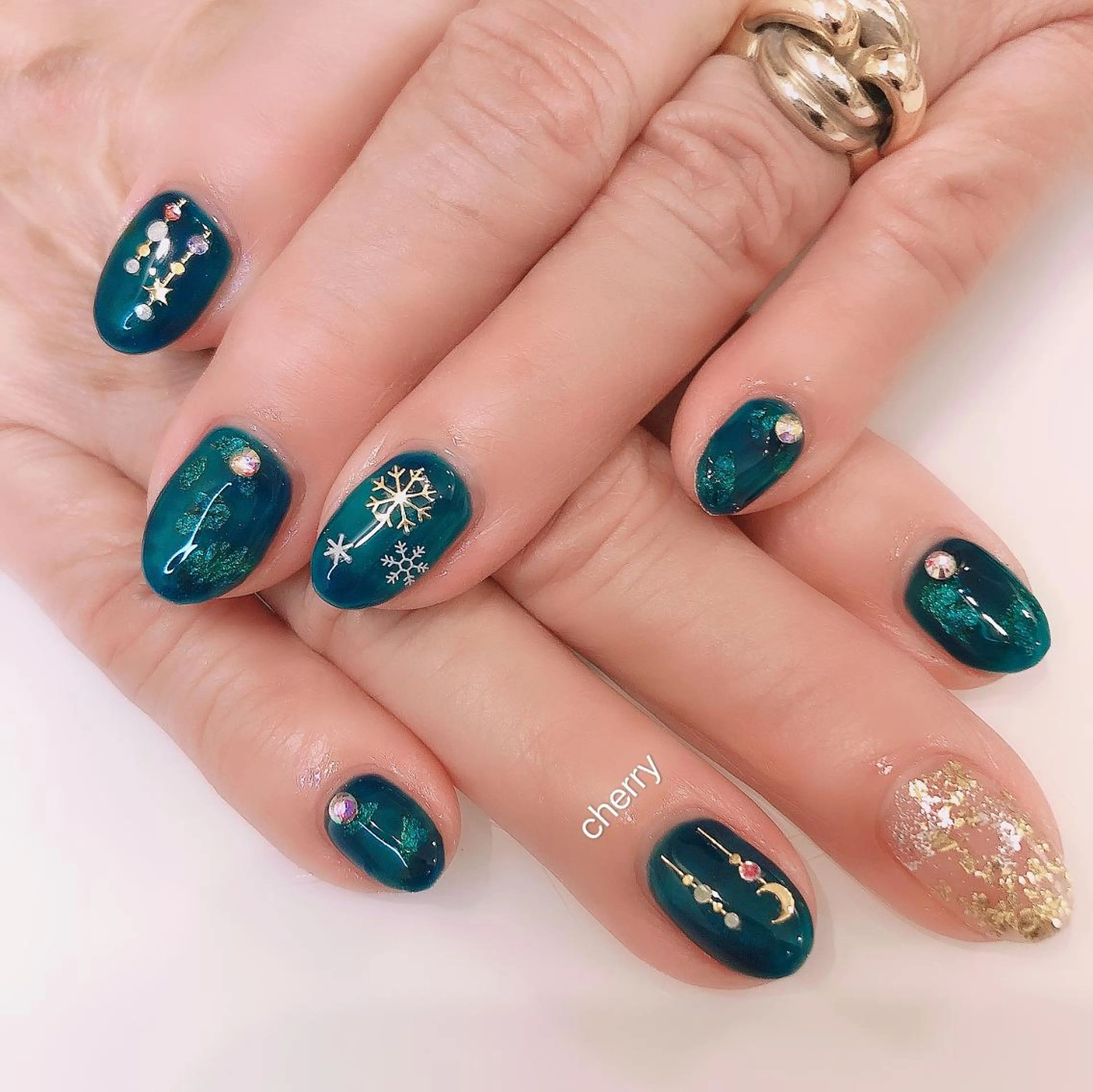 ネイル ジェルネイル SAKURA 🍒のネイルデザイン