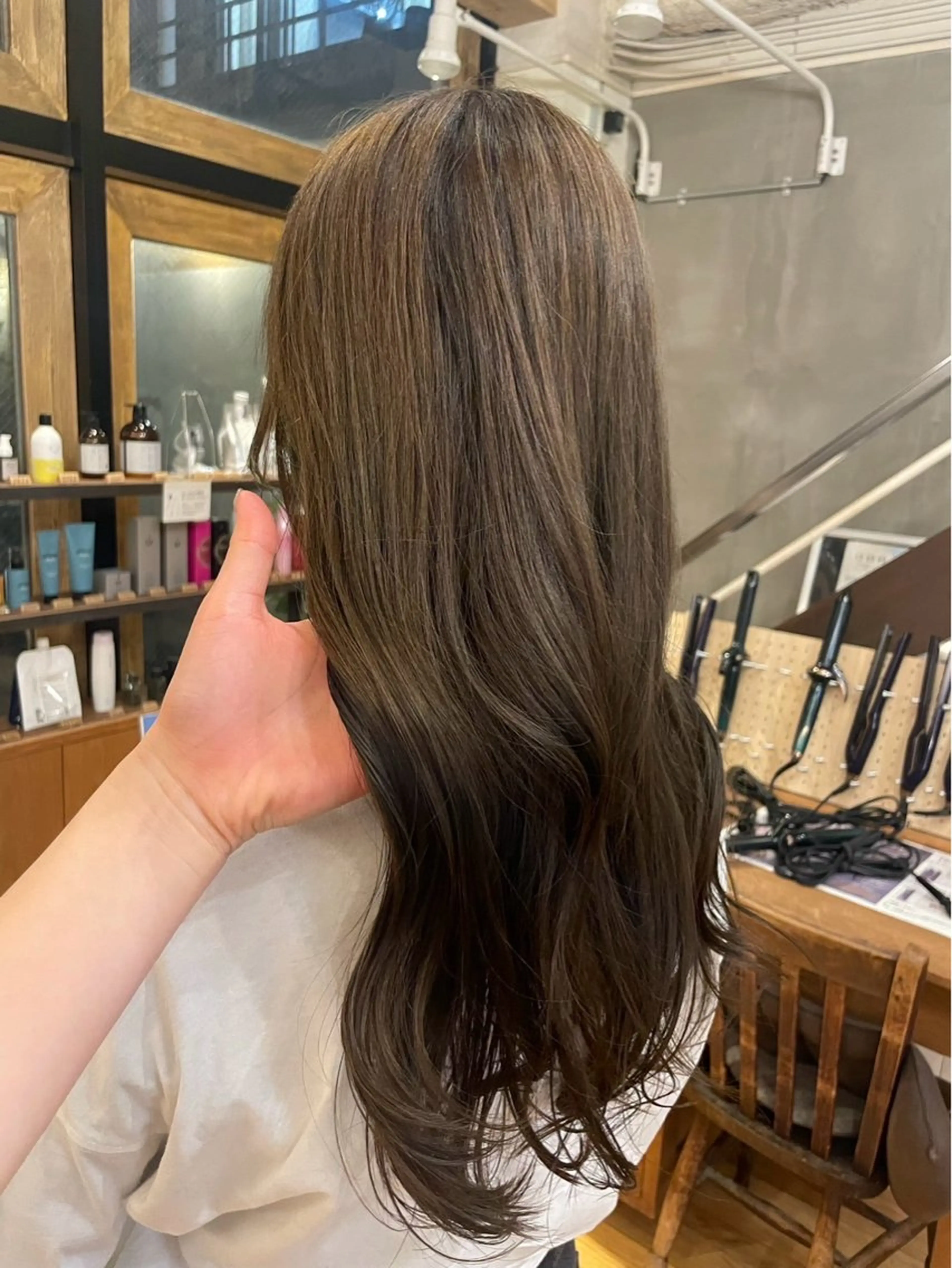 ロング カラー 武田玲音/カラー モデル/堀江のヘアスタイル