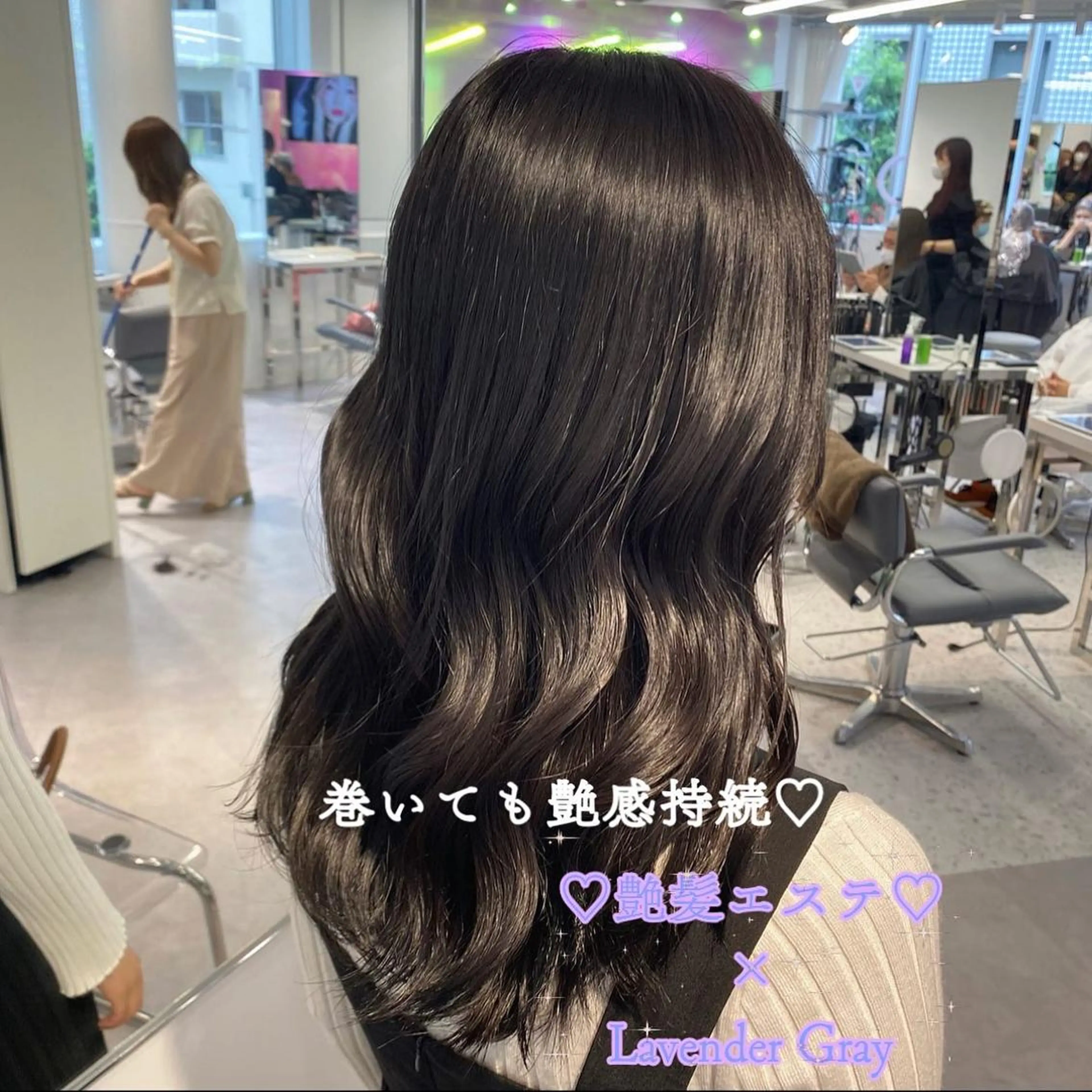 セミロング カラー 渋谷韓国ヘア🇰🇷 SAYAKA🩶ᩚのヘアスタイル