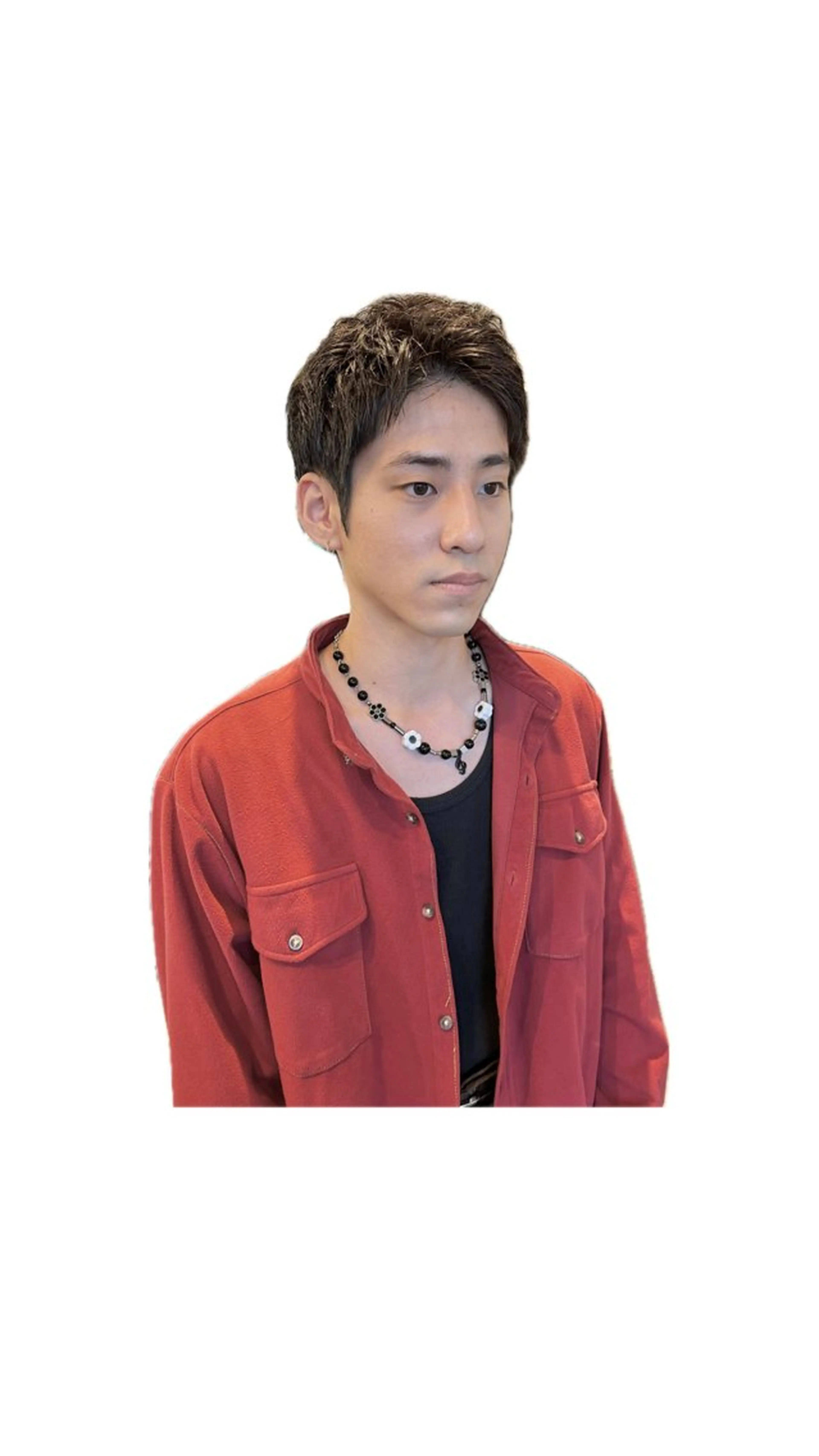 ショート メンズ ナチュラル＆ラフヘア 松尾 凌のヘアスタイル