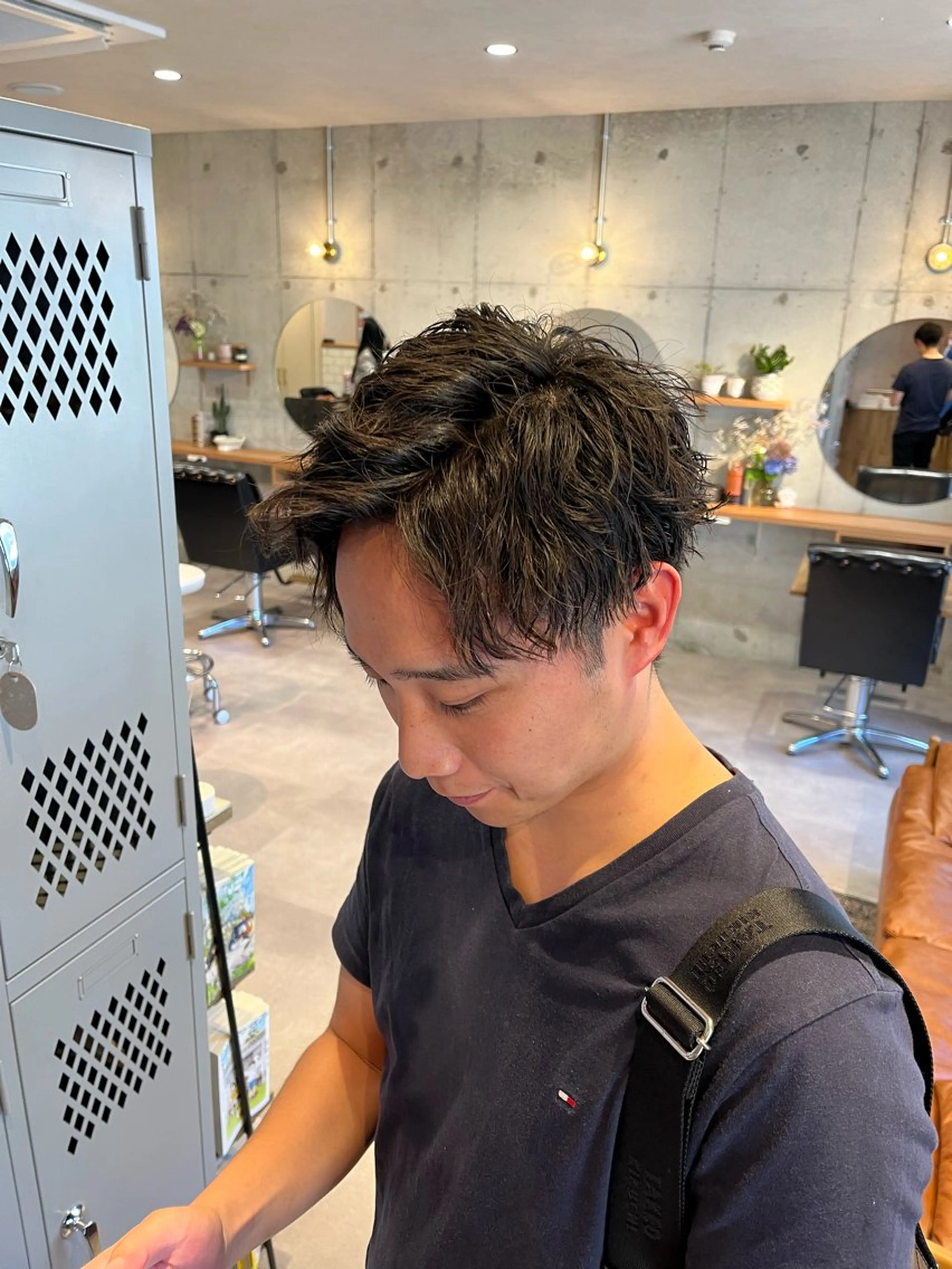 ショート パーマ メンズ Lamp所属・🌀メンズパーマ🌀 🐏丸山祐宇🐏のヘアスタイル