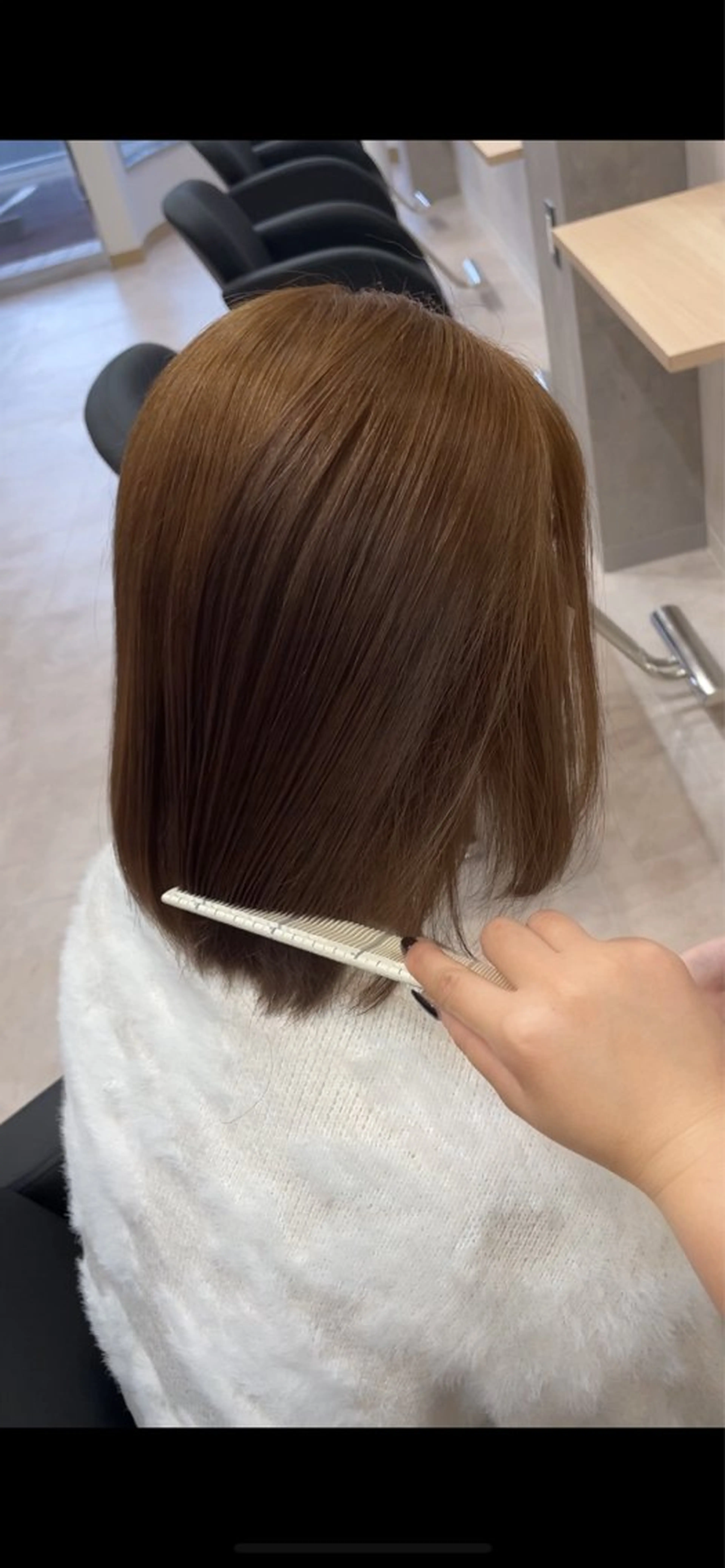 カラー ブリーチ 透明感カラー ダブルカラー ブリーチなしカラー cyaco g所属・大原 望愛のヘアスタイル