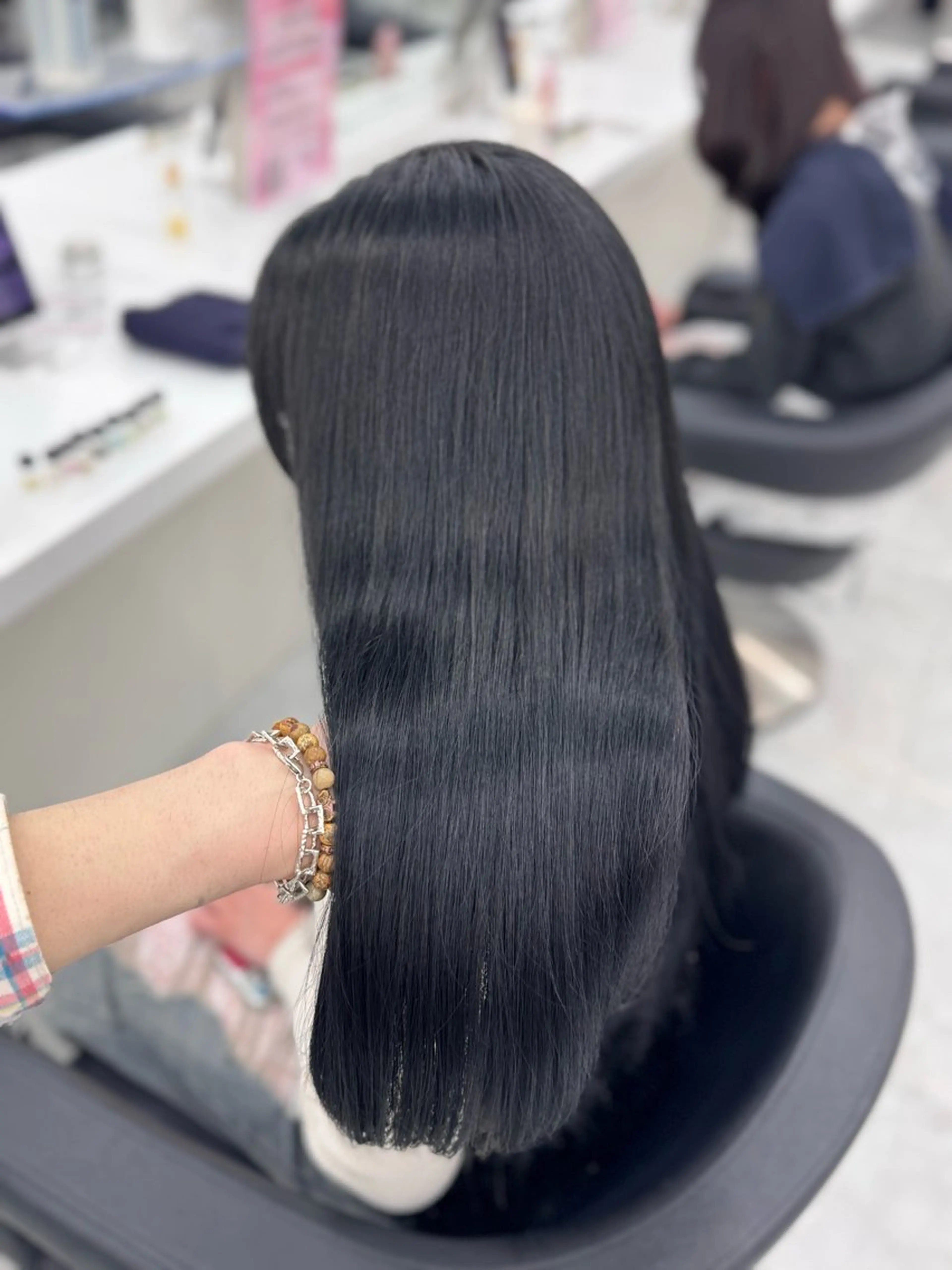 ロング カラー カット 縮毛矯正 トリートメント 💎透明感カラー /kaito💎のヘアスタイル