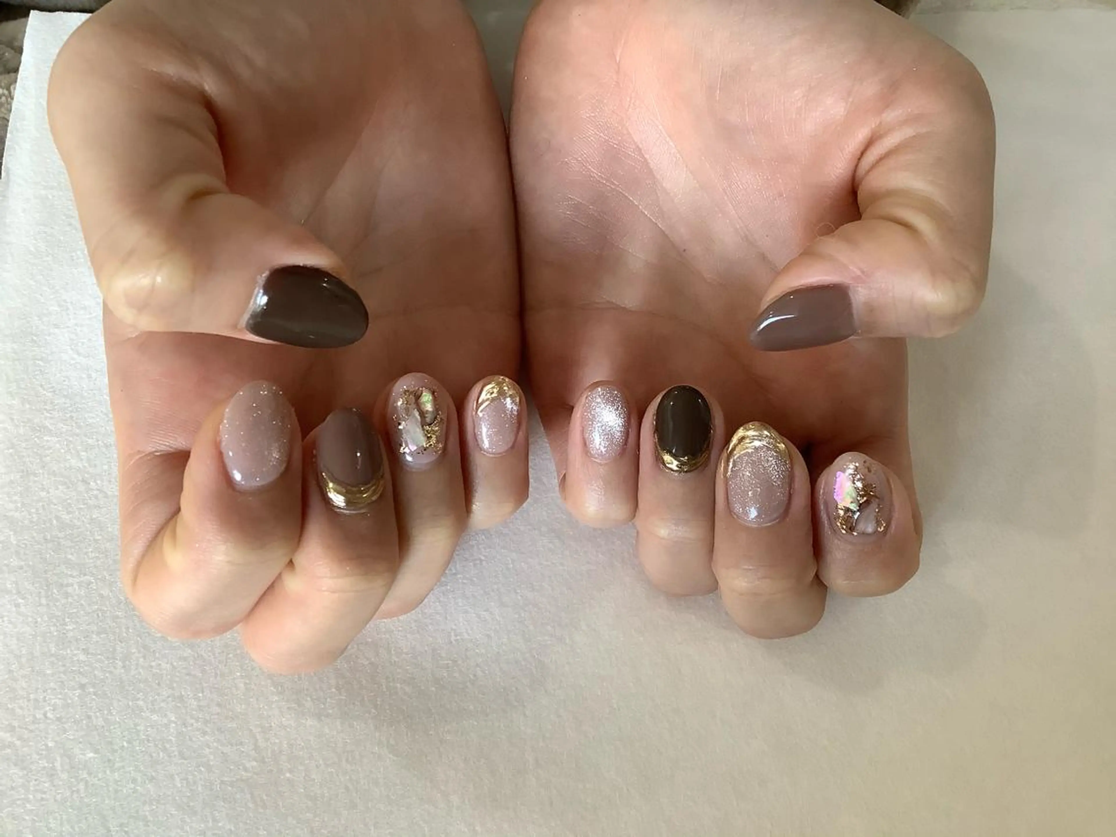 ネイル ハンドネイル 💎🐰 saki. m 🐰💎のネイルデザイン