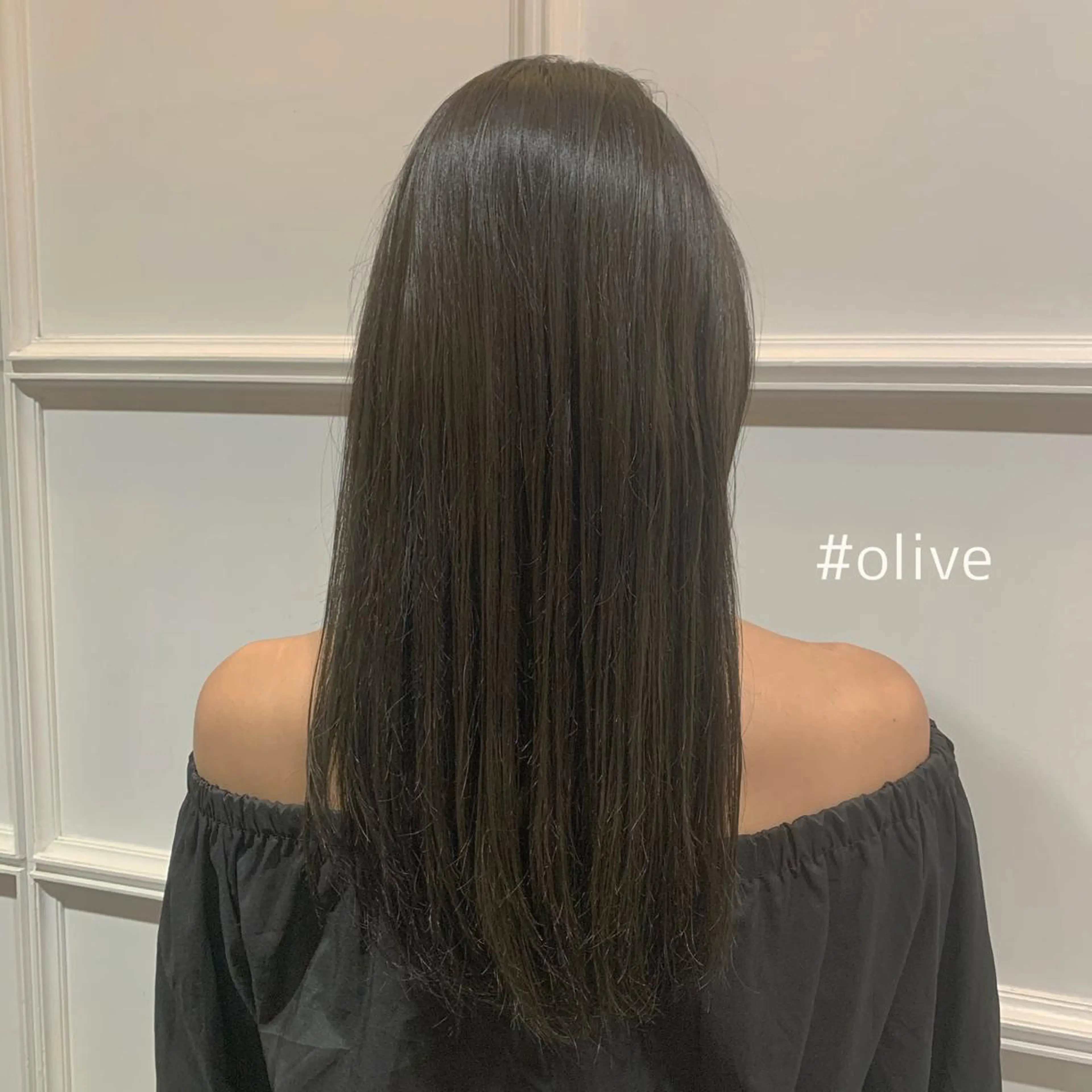 ロング カラー 髪質改善カラー&TR 縮毛矯正/弱酸性矯正のヘアスタイル