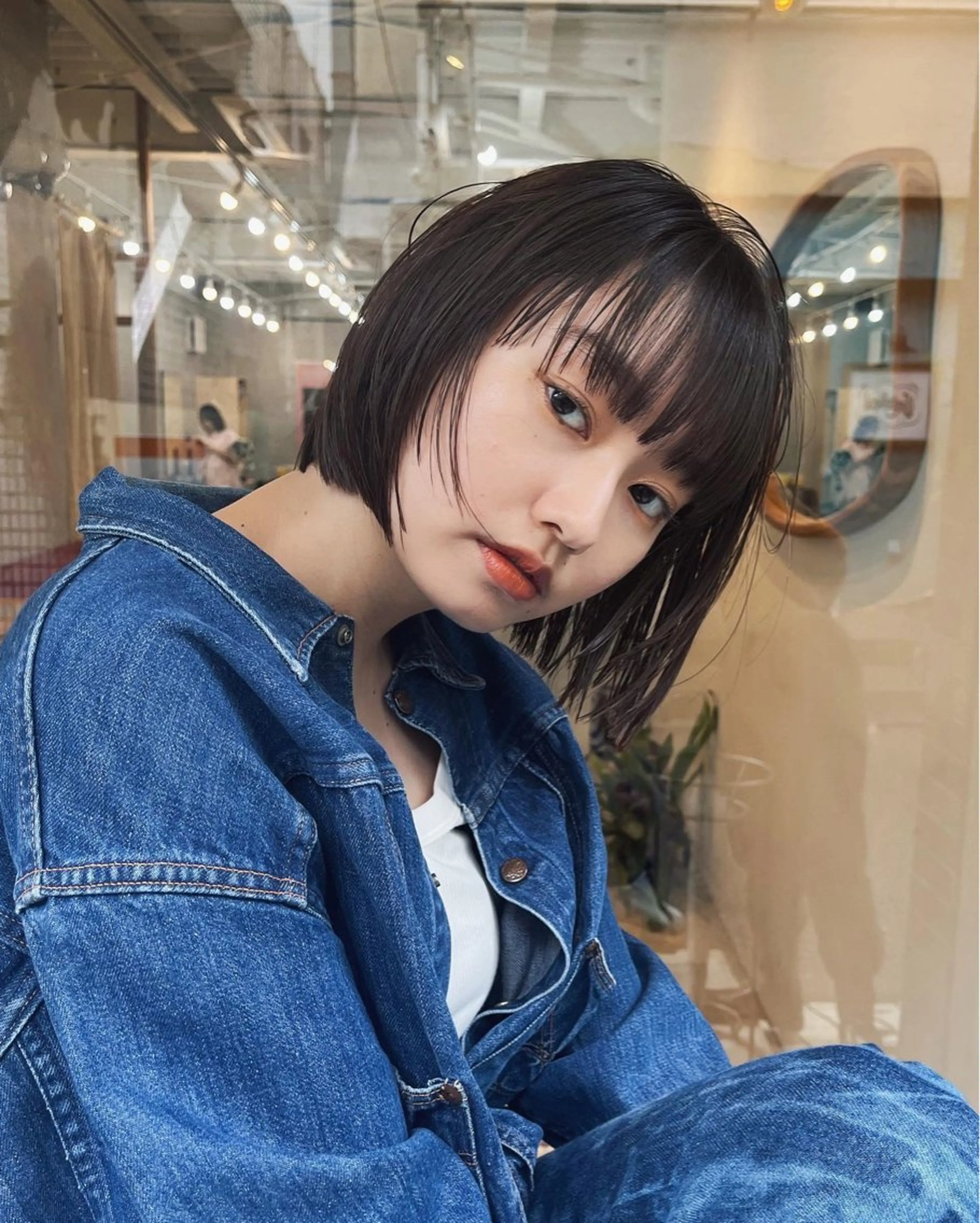 【人気No.1】カット+イルミナカラーorアディクシー+AujuaTR　¥13900の写真