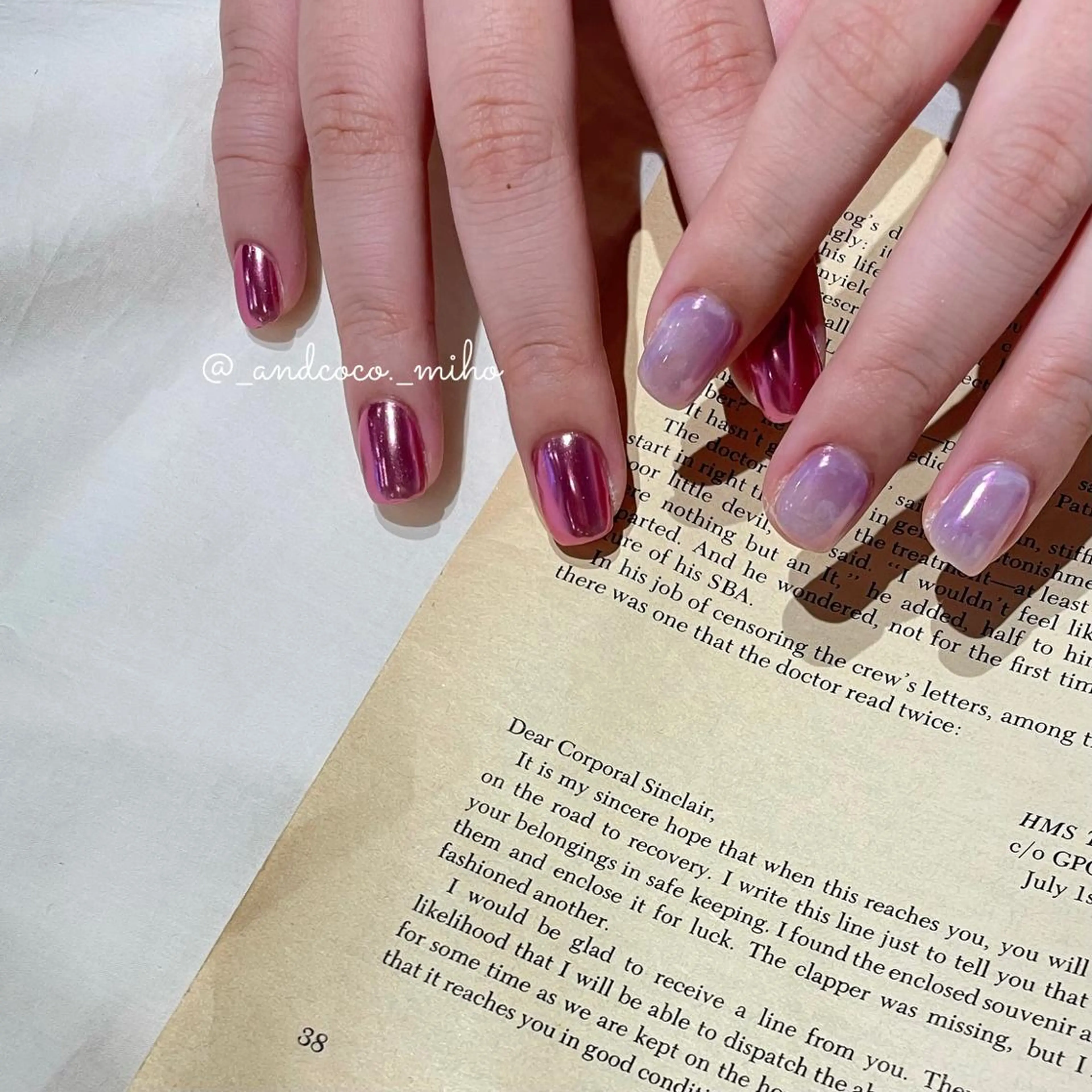 ネイル ハンドネイル I'm Me.所属・Nailist〻 mihoのネイルデザイン