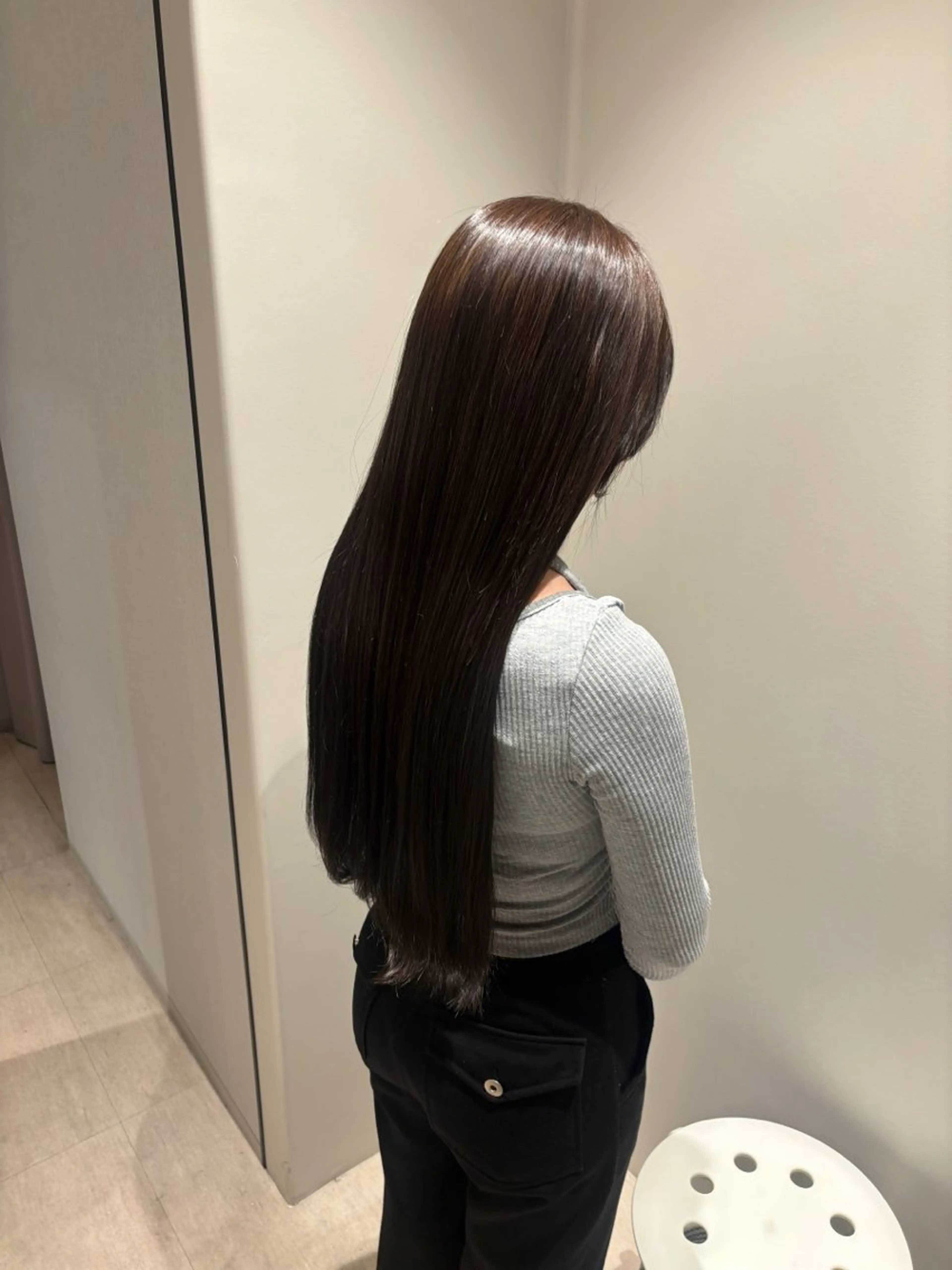 ロング カラー 髪質改善カラー ブラウン🤎YUMEのヘアスタイル