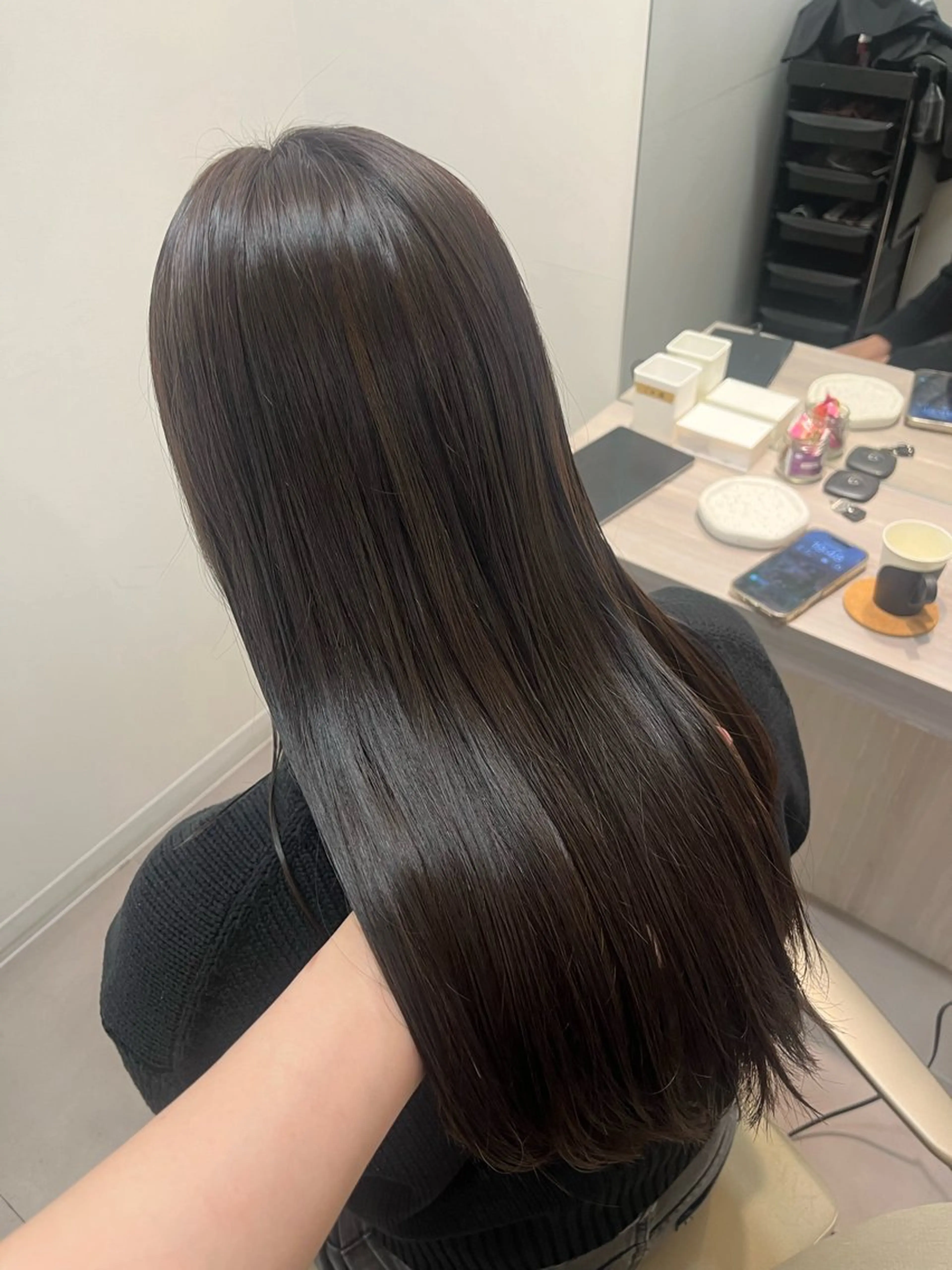 ロング カラー みう/仙台/暖色/ 艶髪/顔周りカット/のヘアスタイル