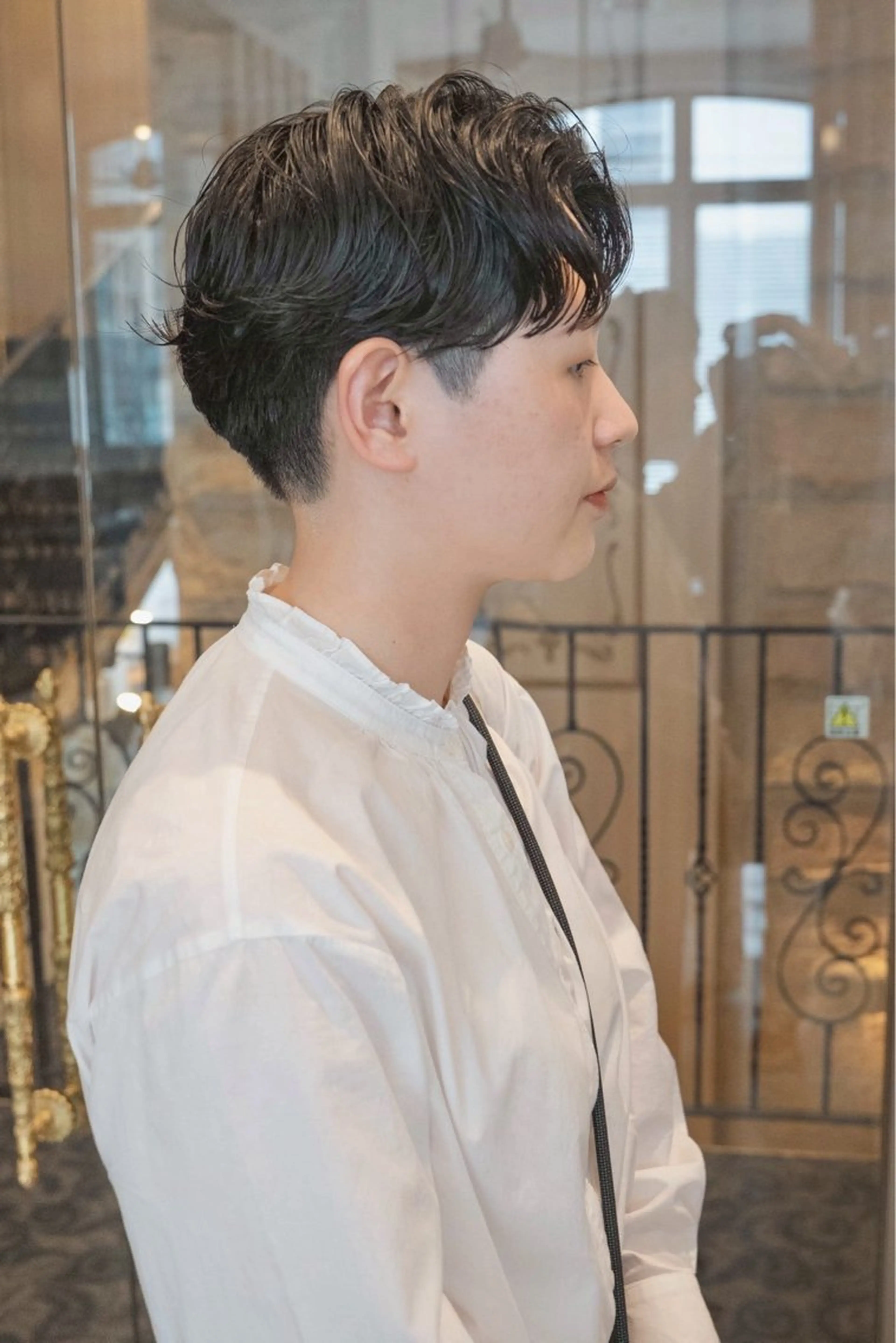 メンズカット＋ニュアンスパーマ　江坂駅徒歩5分【ミニモ限定】の写真