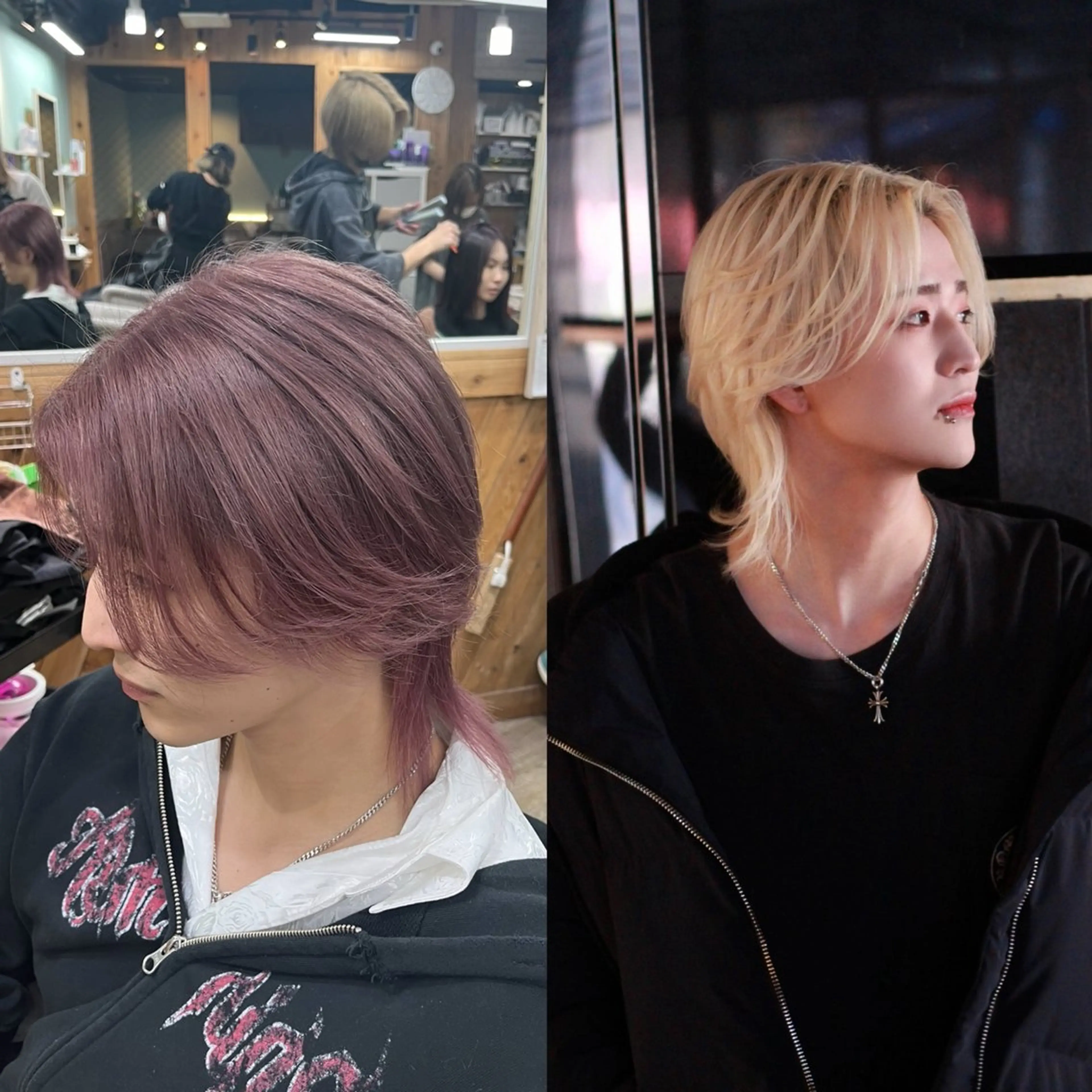 メンズミディアムカットの写真