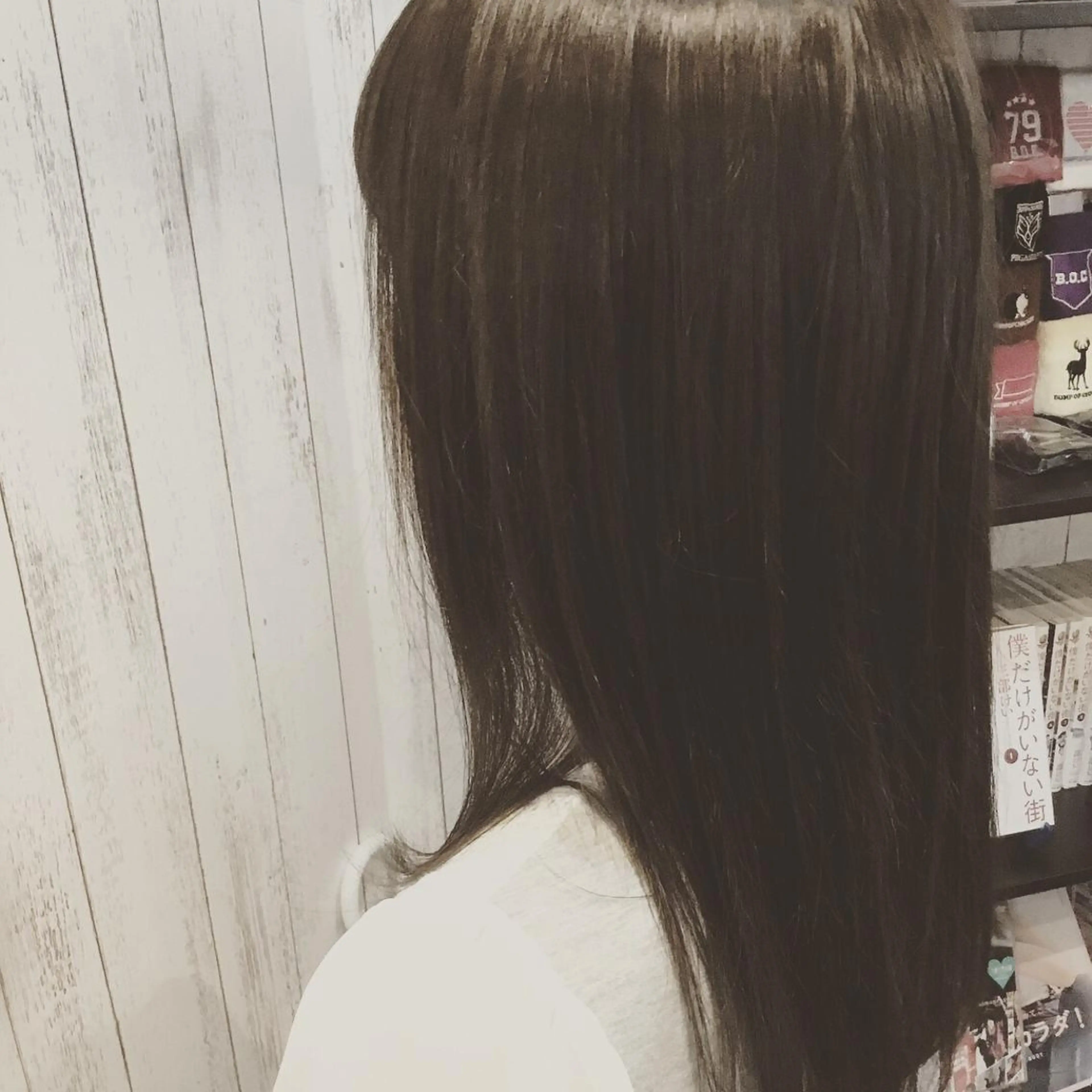 セミロング カラー パーマ embrace エンブレイスのヘアスタイル