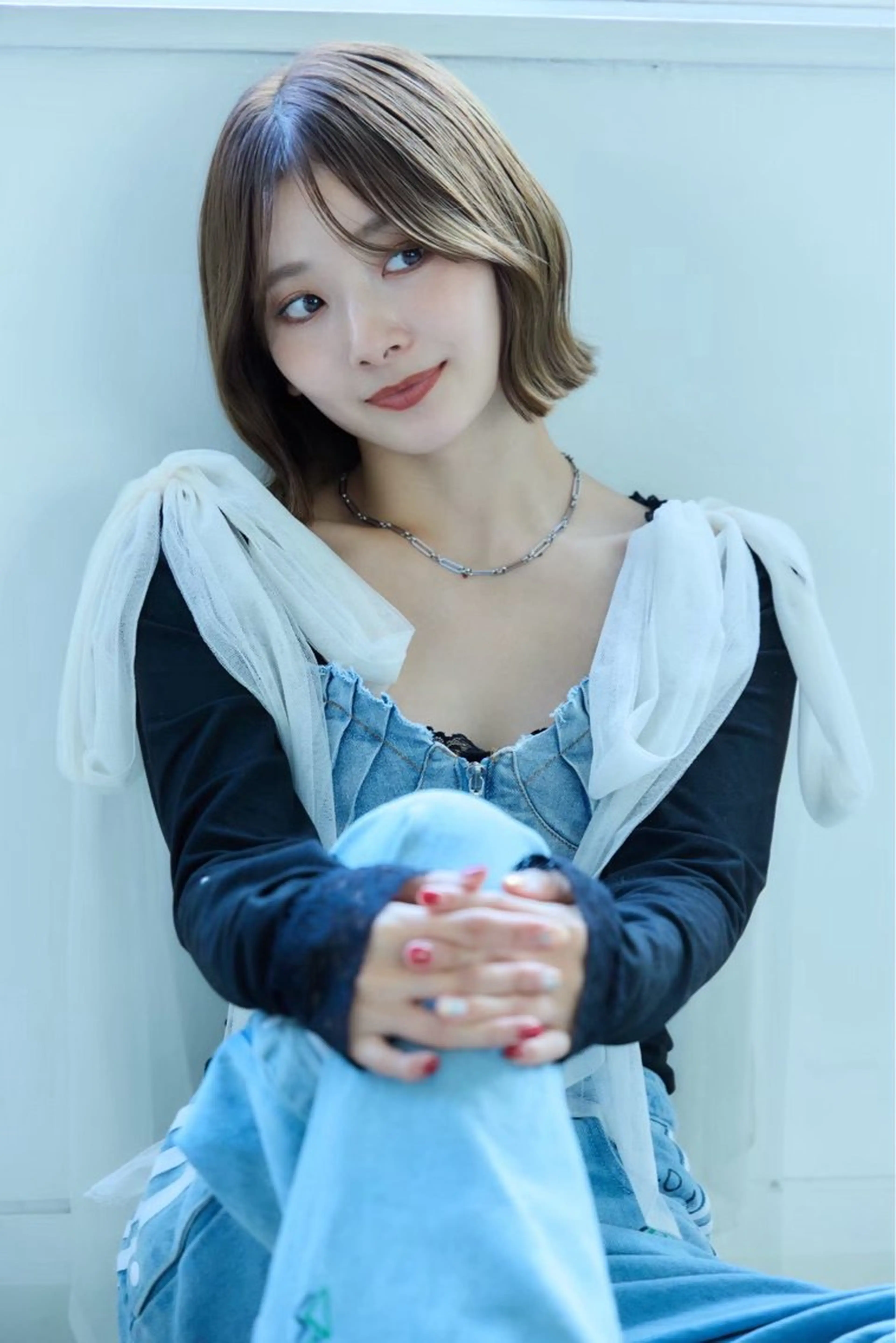 セミロング 🫧春はおまかせ🫧 透明感✨️さとりんのヘアスタイル