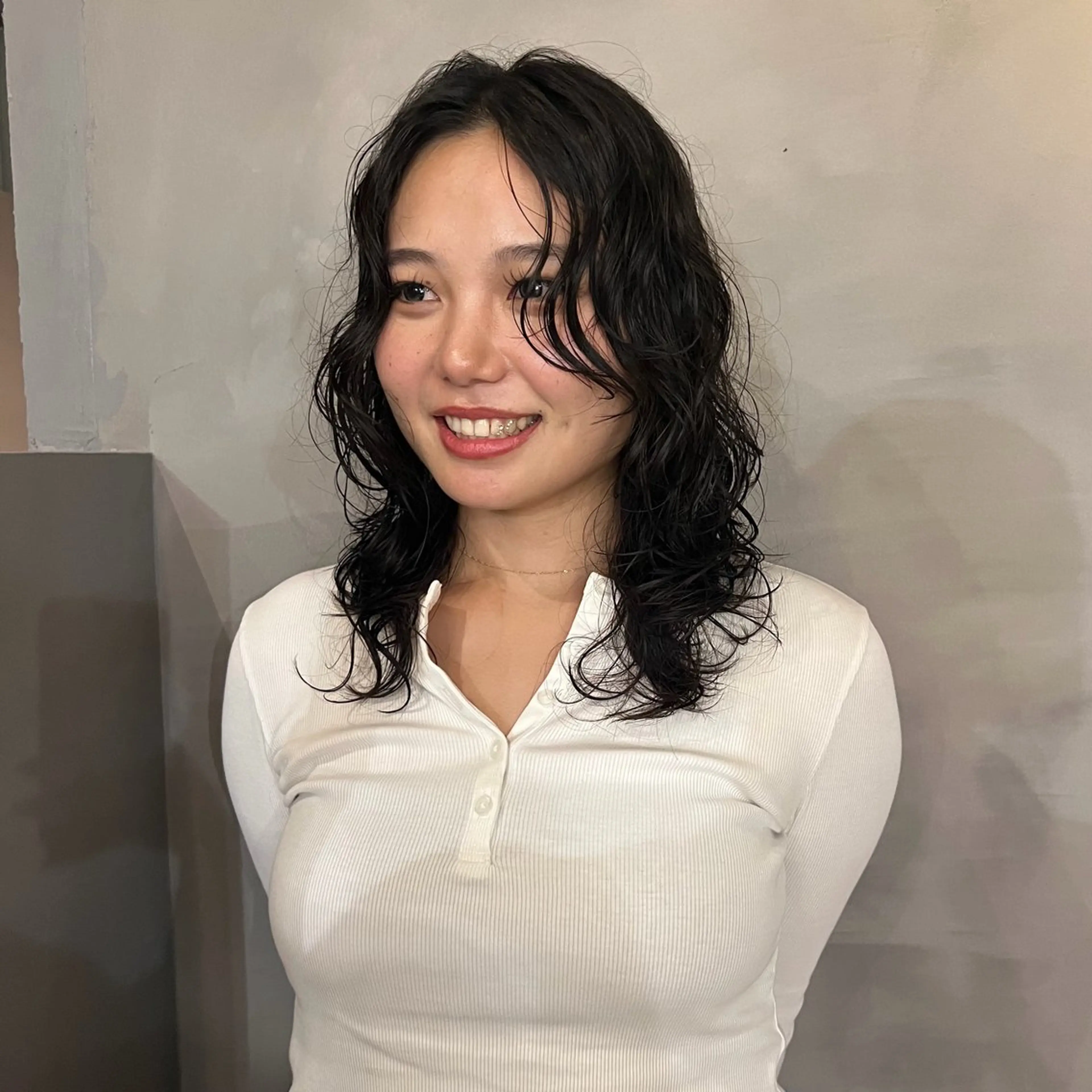 レイヤーカット+パーマの写真