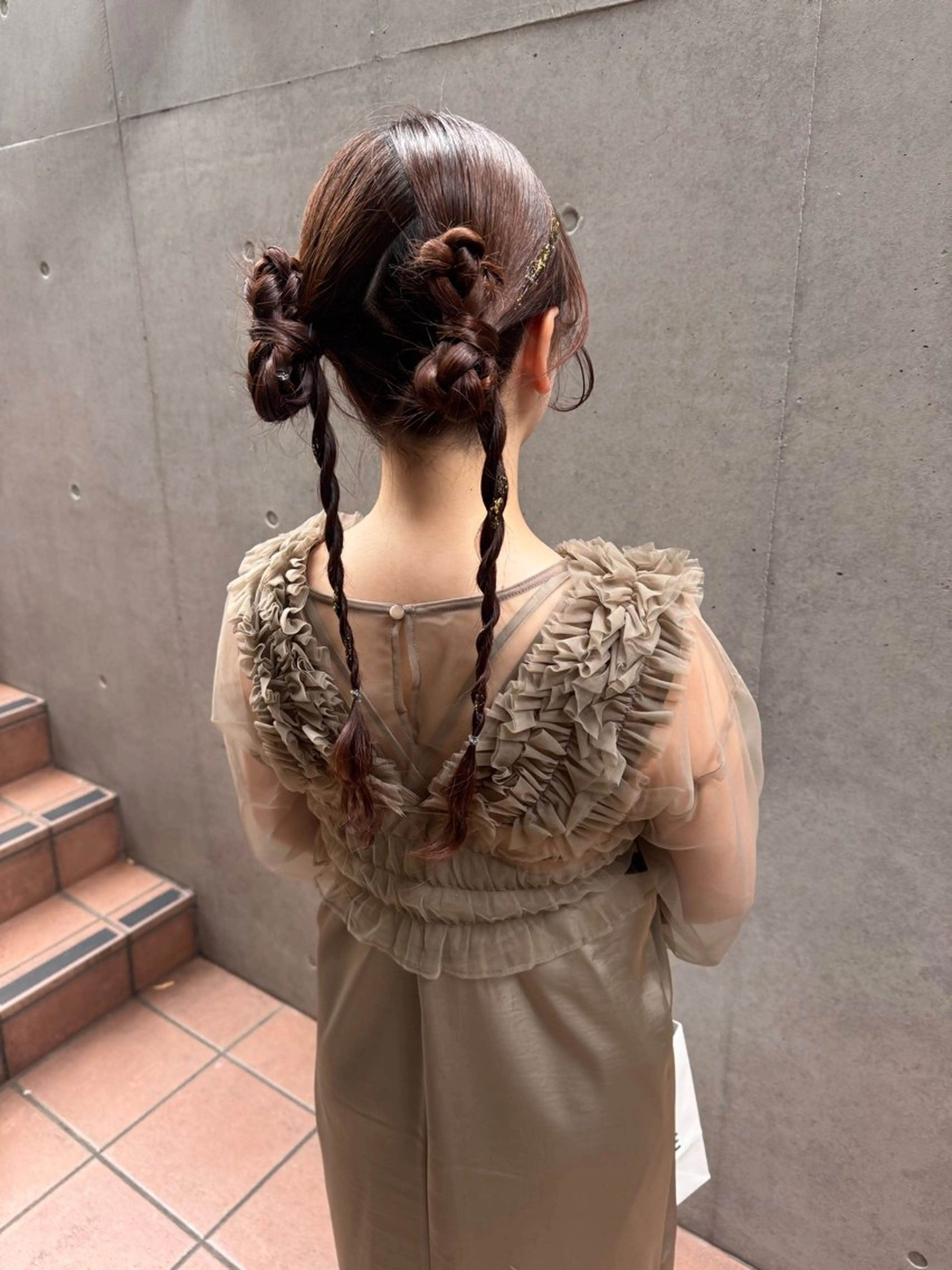 セミロング ヘアアレンジ ヘアセット 【ヘアセット/美眉】 吉川玲のヘアスタイル