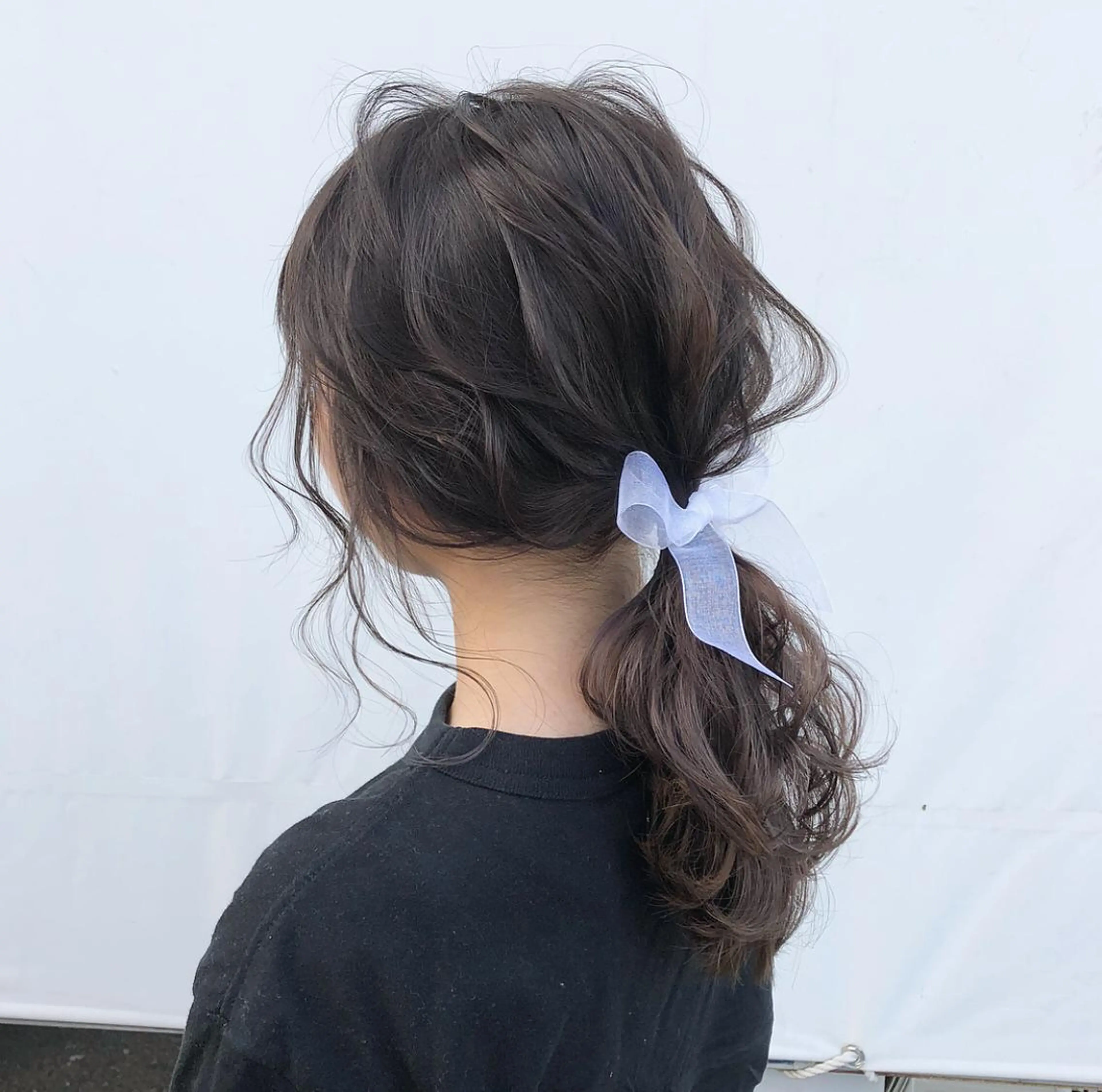 セミロング カラー ヘアアレンジ autre所属・大久保 ひでなりのヘアスタイル