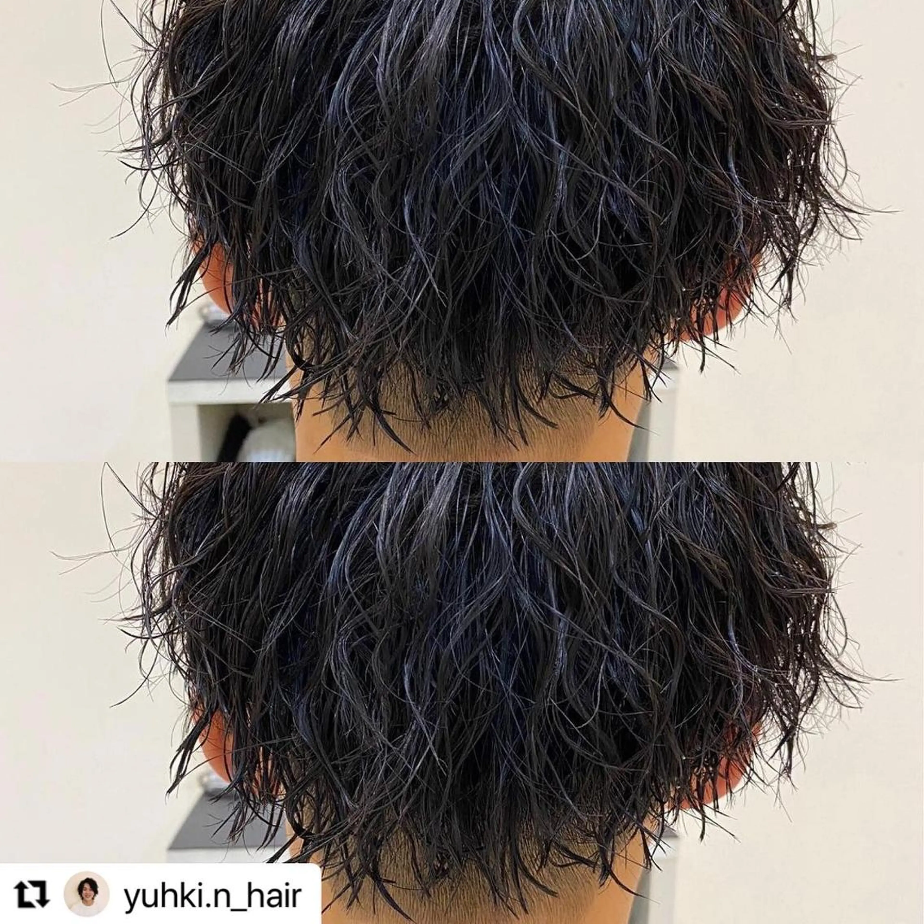 ミディアム カラー メンズ ミディアムパーマ メンズパーマ 🩷Eny terrace🩷のヘアスタイル