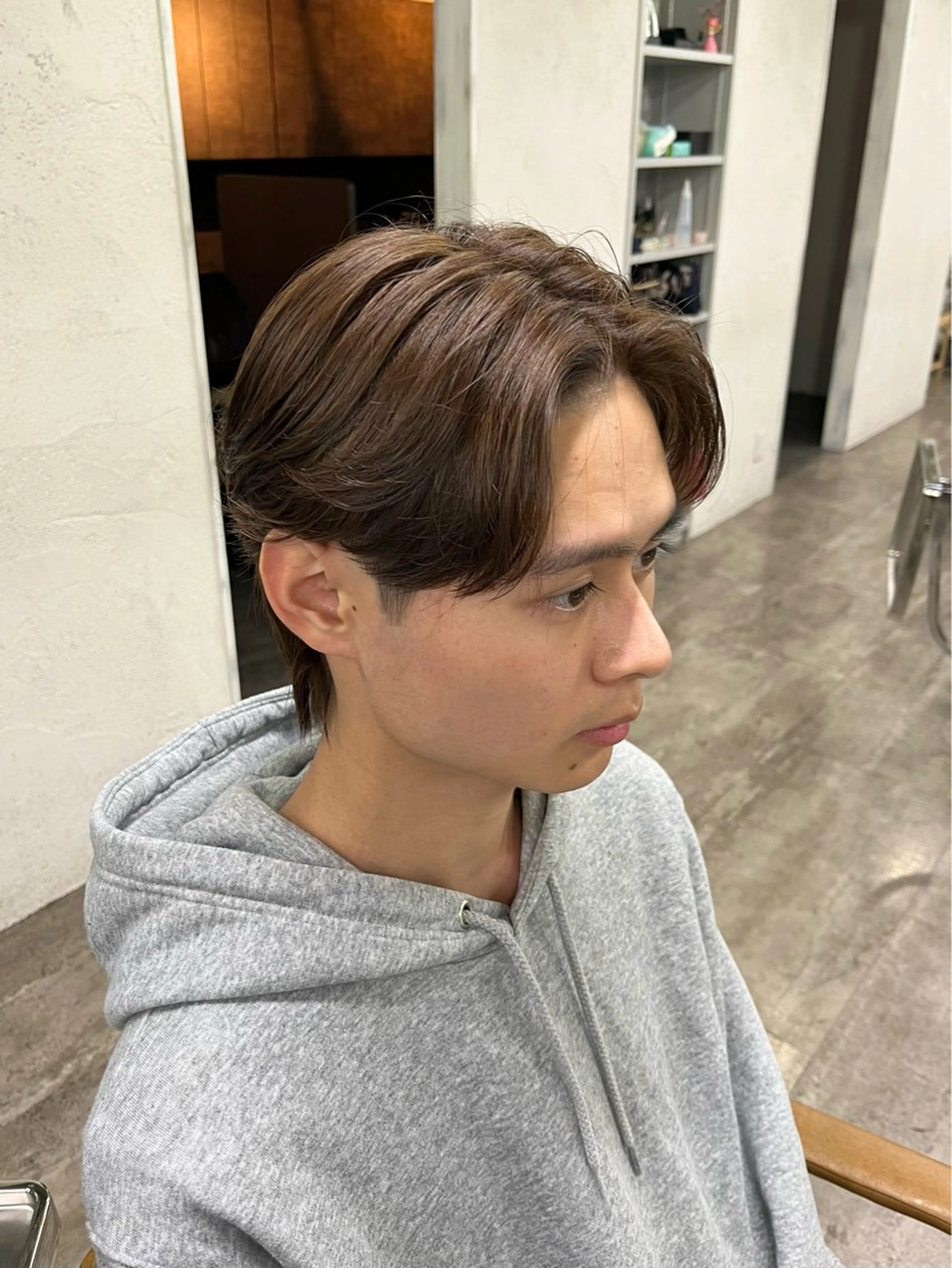 カラー パーマ メンズ メンズ韓国風 メンズパーマ カット パーマ 💜メンズカット&パ ーマ💜Sakuraのヘアスタイル