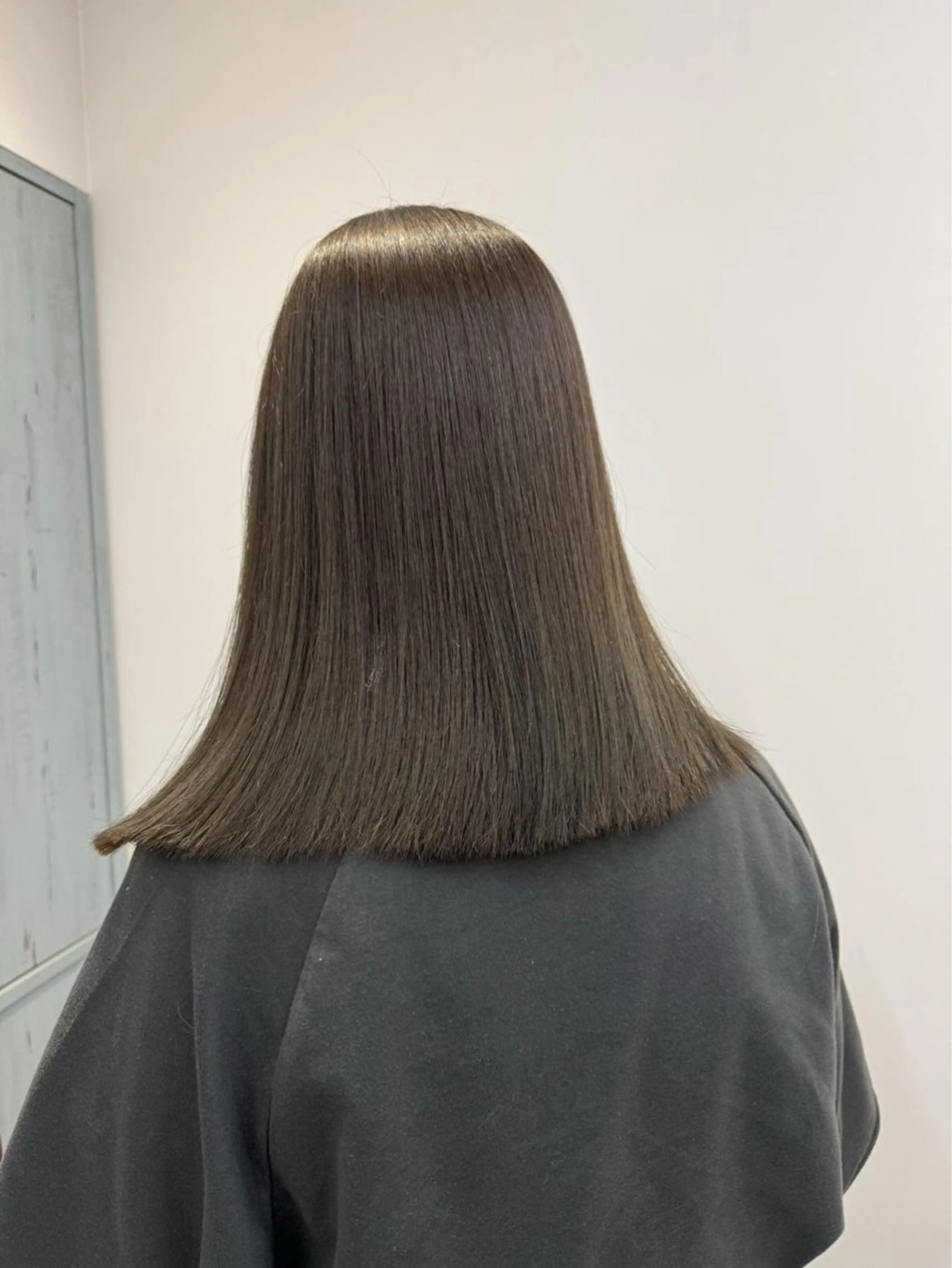 セミロング カラー 透明感カラー ハイライトカラー ハイライト 髪質改善 トリートメント ヘアカラー ukyo/透明感 カラー/ハイライトのヘアスタイル