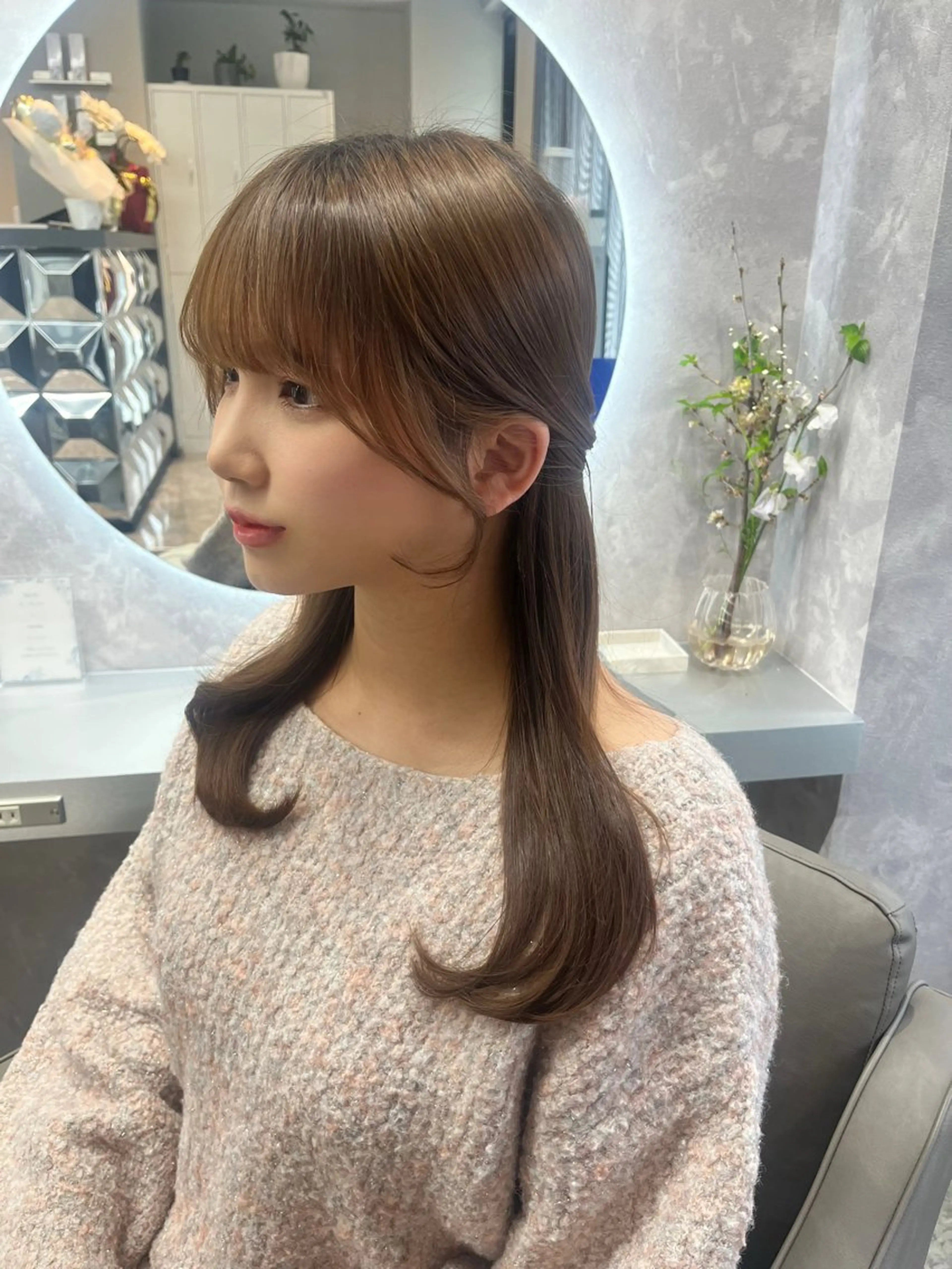 セミロング 🇰🇷jisoo -ジス-🇰🇷のヘアスタイル