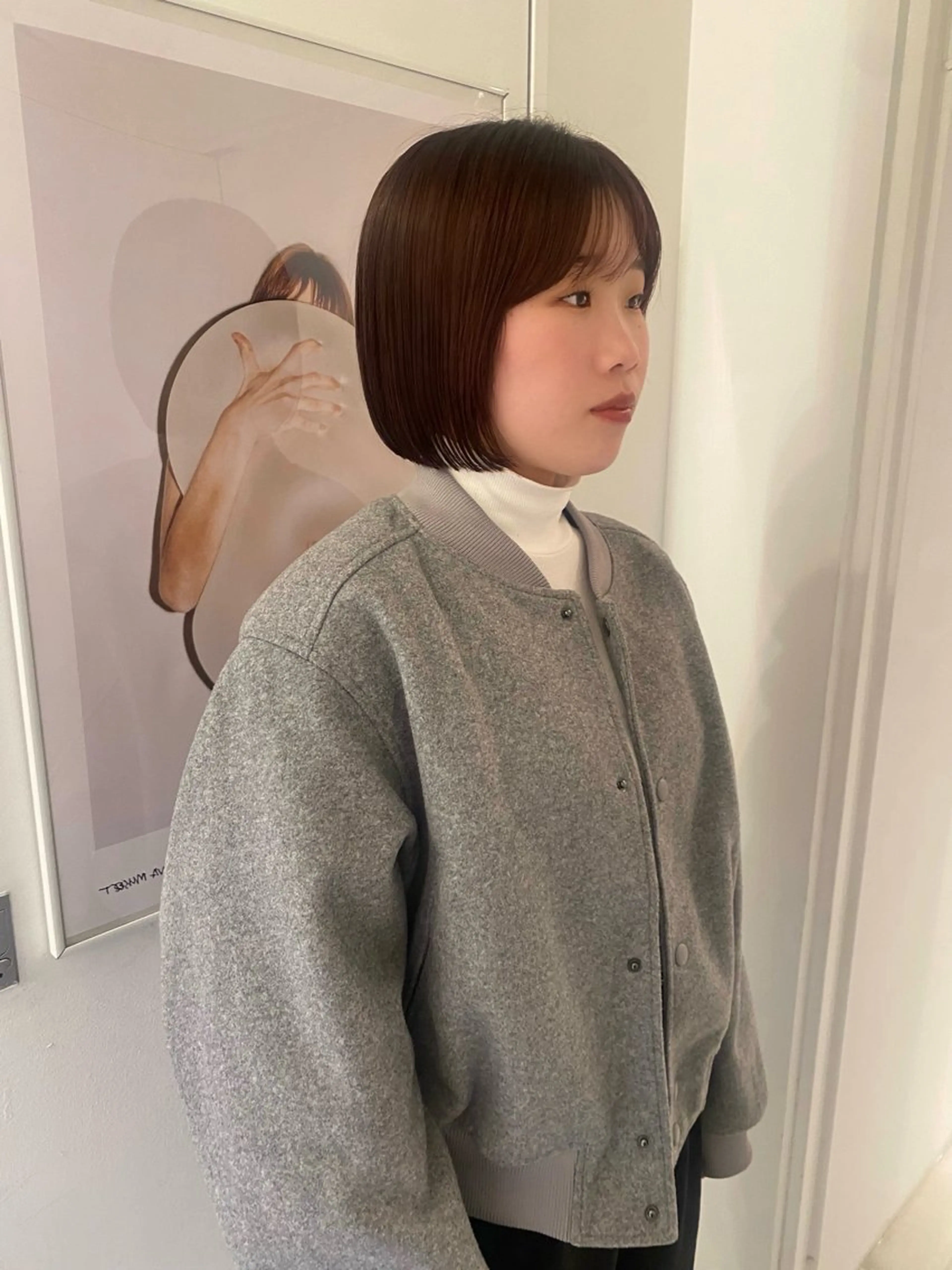 ショート riria/ボブ /ブラウンカラー🎀のヘアスタイル