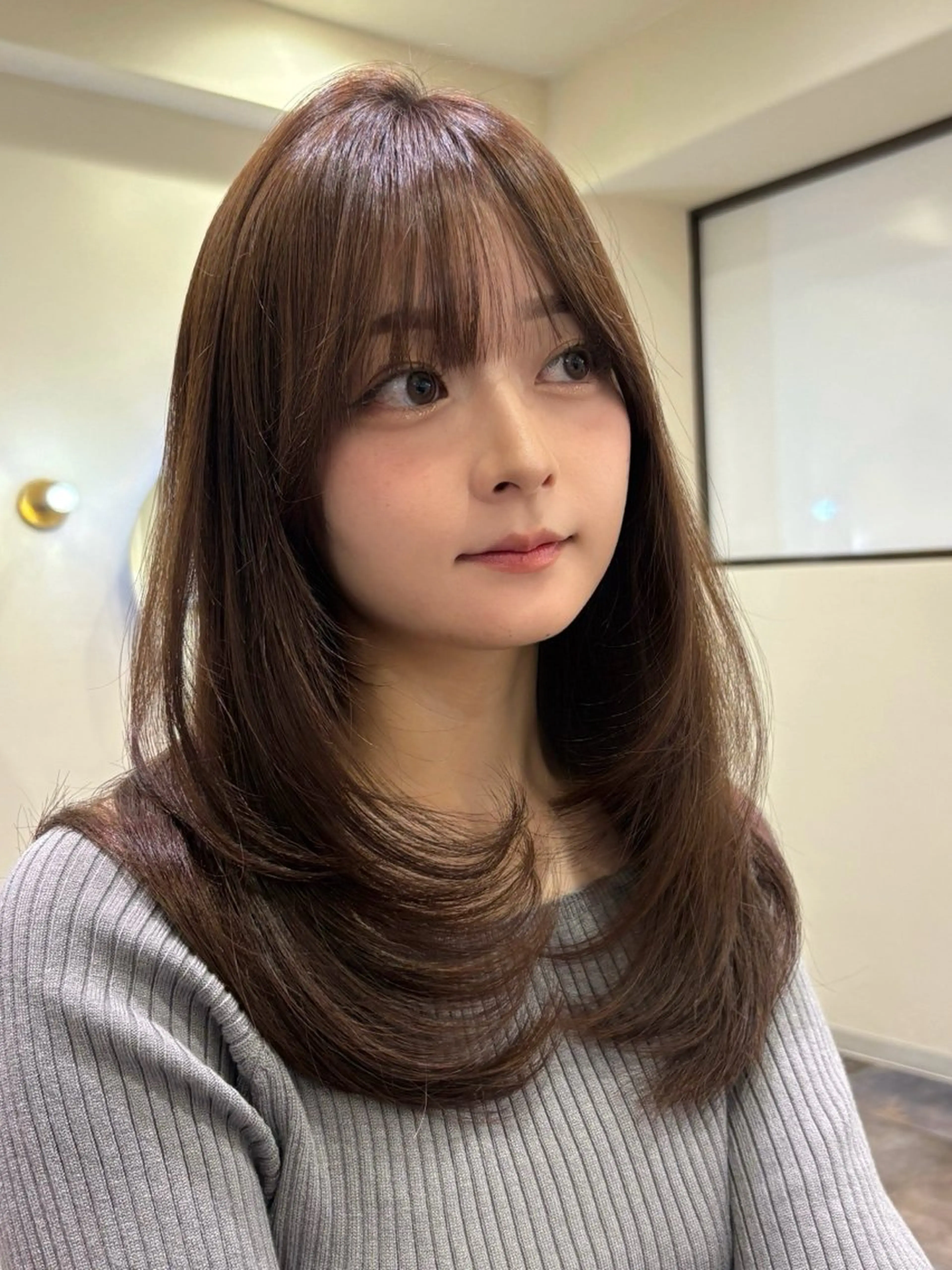 ロング カラー レイヤーカット Sugar所属・レイヤーカット/大阪 /梅田/執印悠太のヘアスタイル