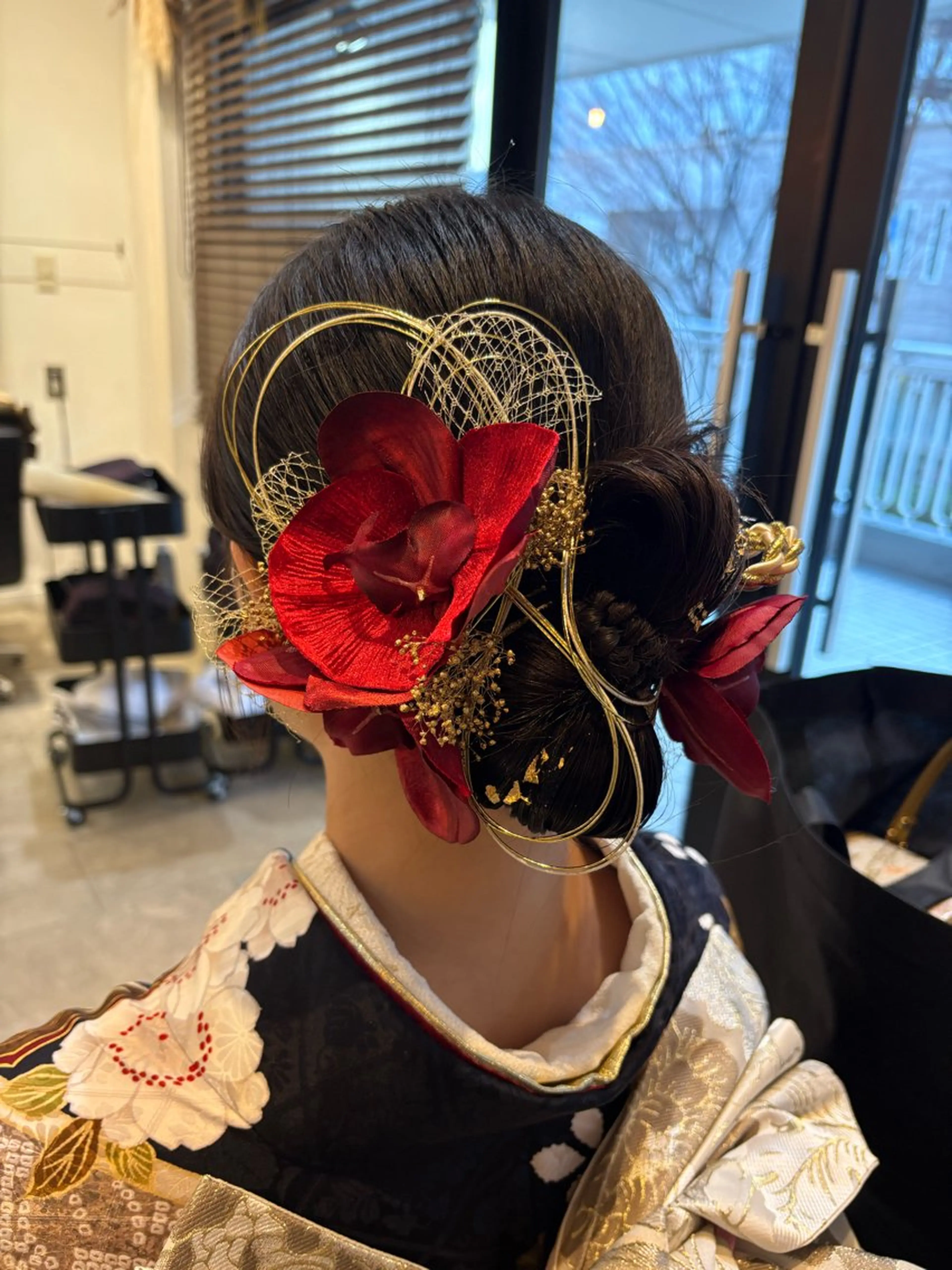 ヘアセットの写真