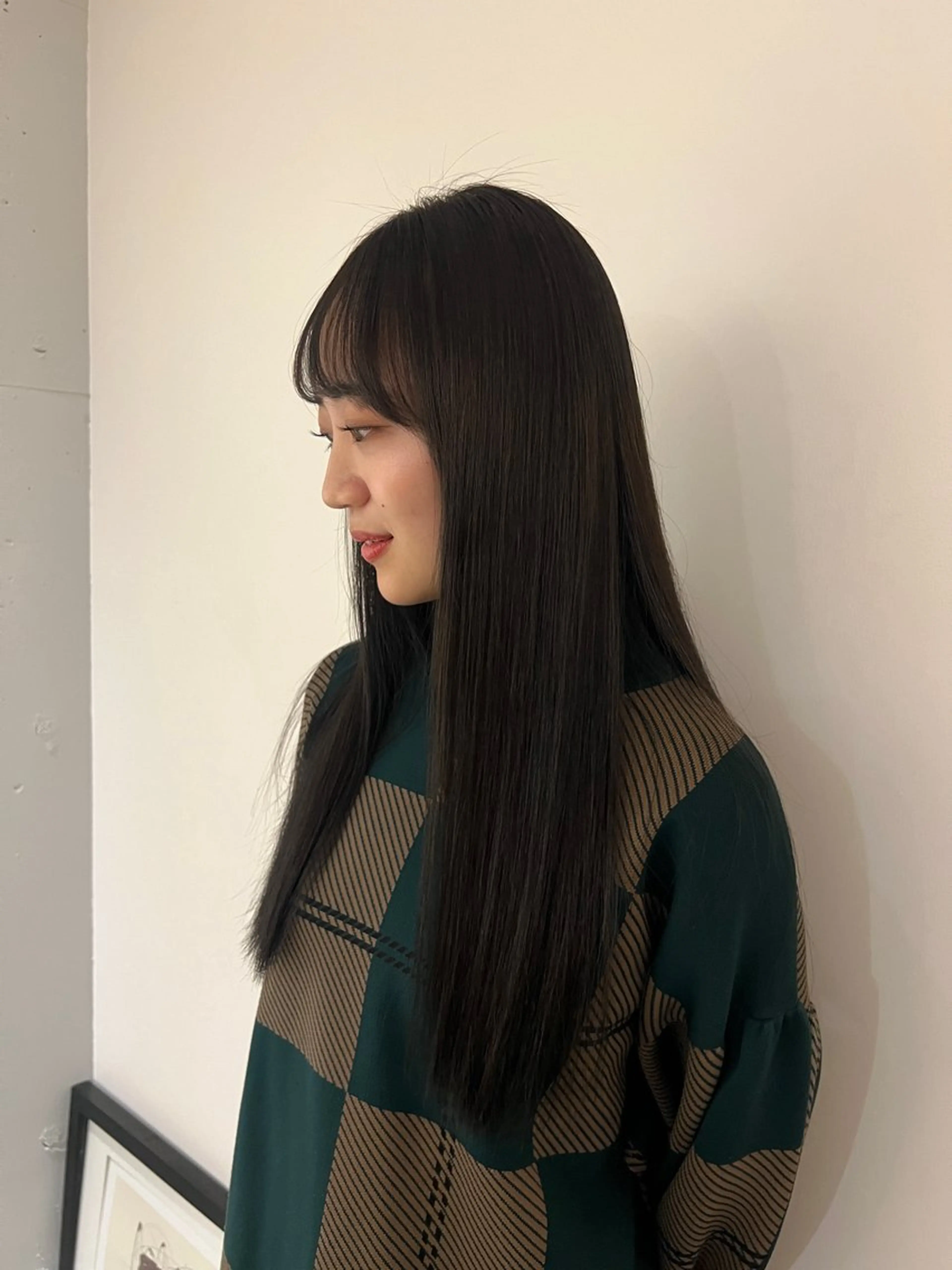 “ブリーチ毛要相談”カット+縮毛矯正の写真