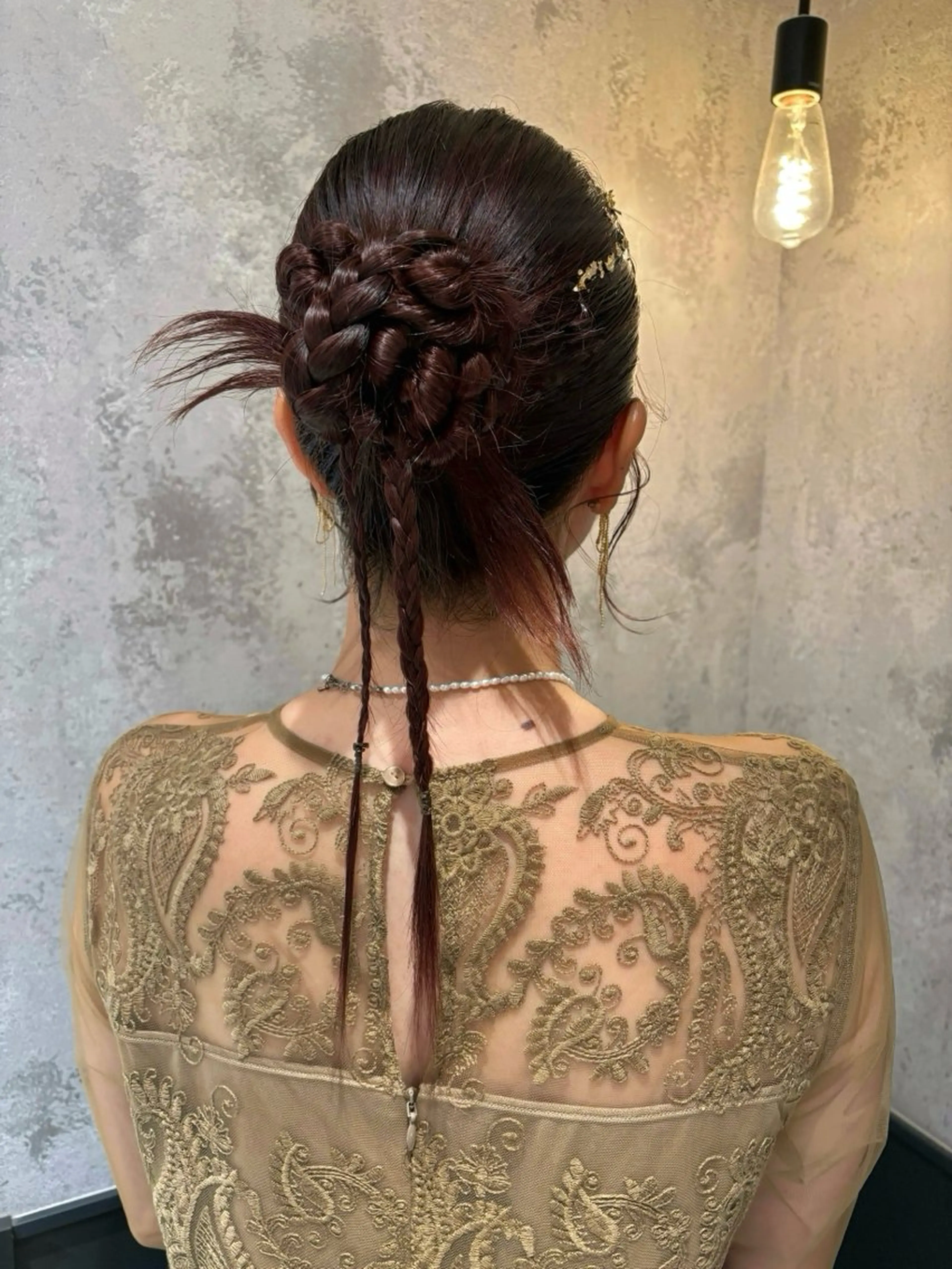 ヘアアレンジ 艶カラー/縮毛矯正/ ケア/アレンジ/桜悠のヘアスタイル