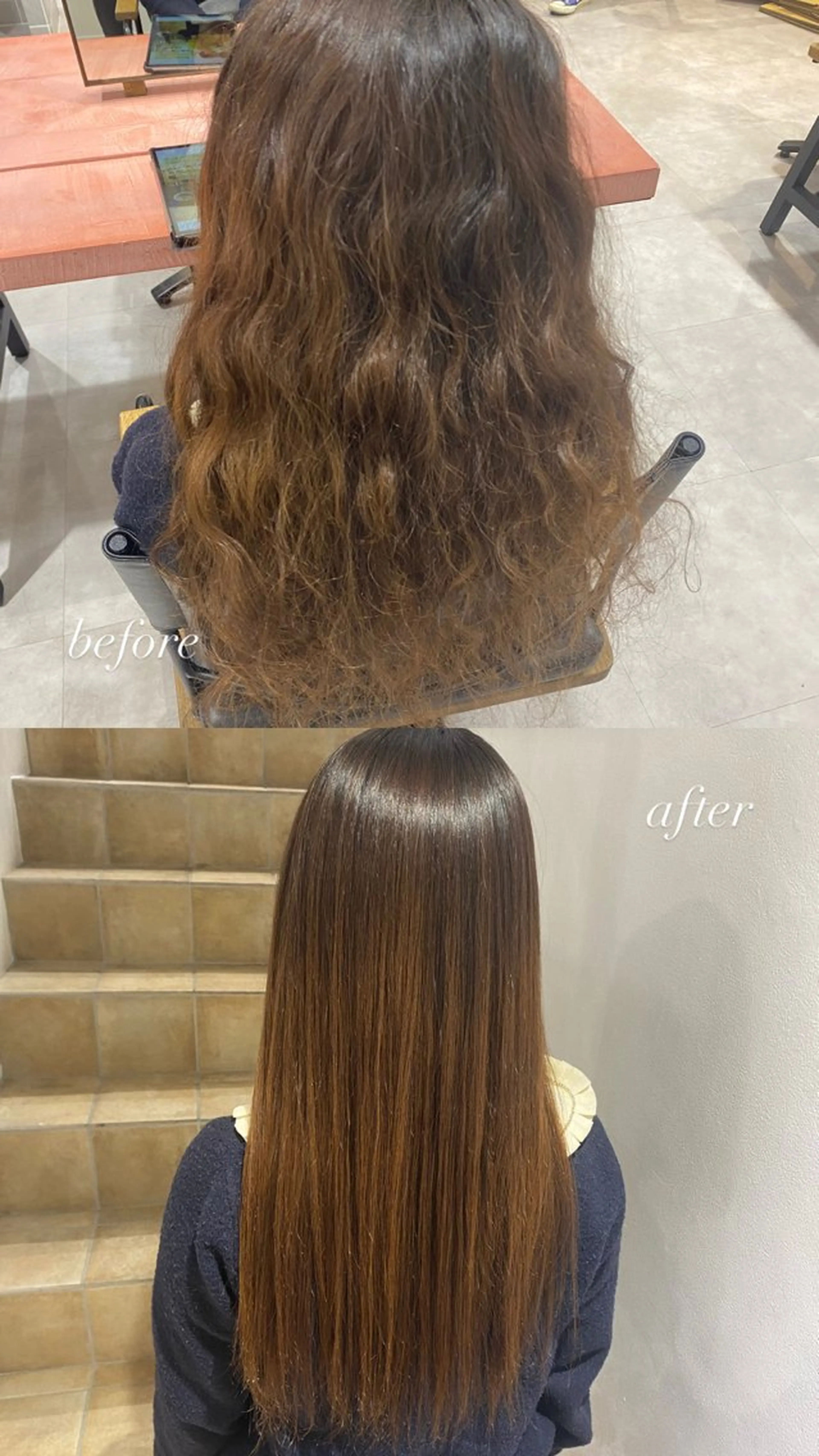 縮毛矯正 BUZZ 自由が丘所属・rimu /艶髪/艶カラーのヘアスタイル