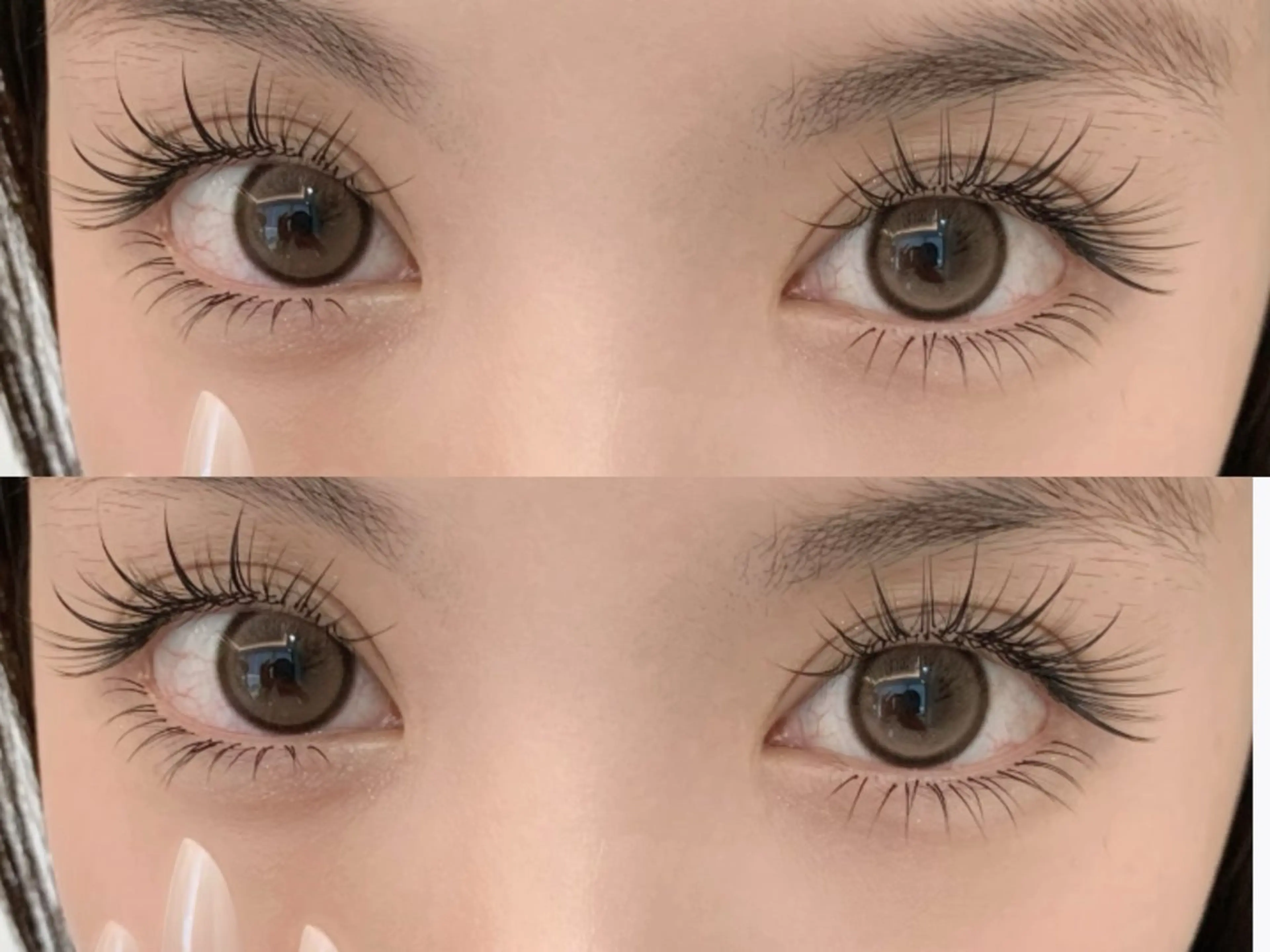 マツエク・マツパ 付け放題 バインドロック カラーマツエク フラットラッシュ 韓国風マツエク W Salon アイラッシュのマツエク・マツパデザイン