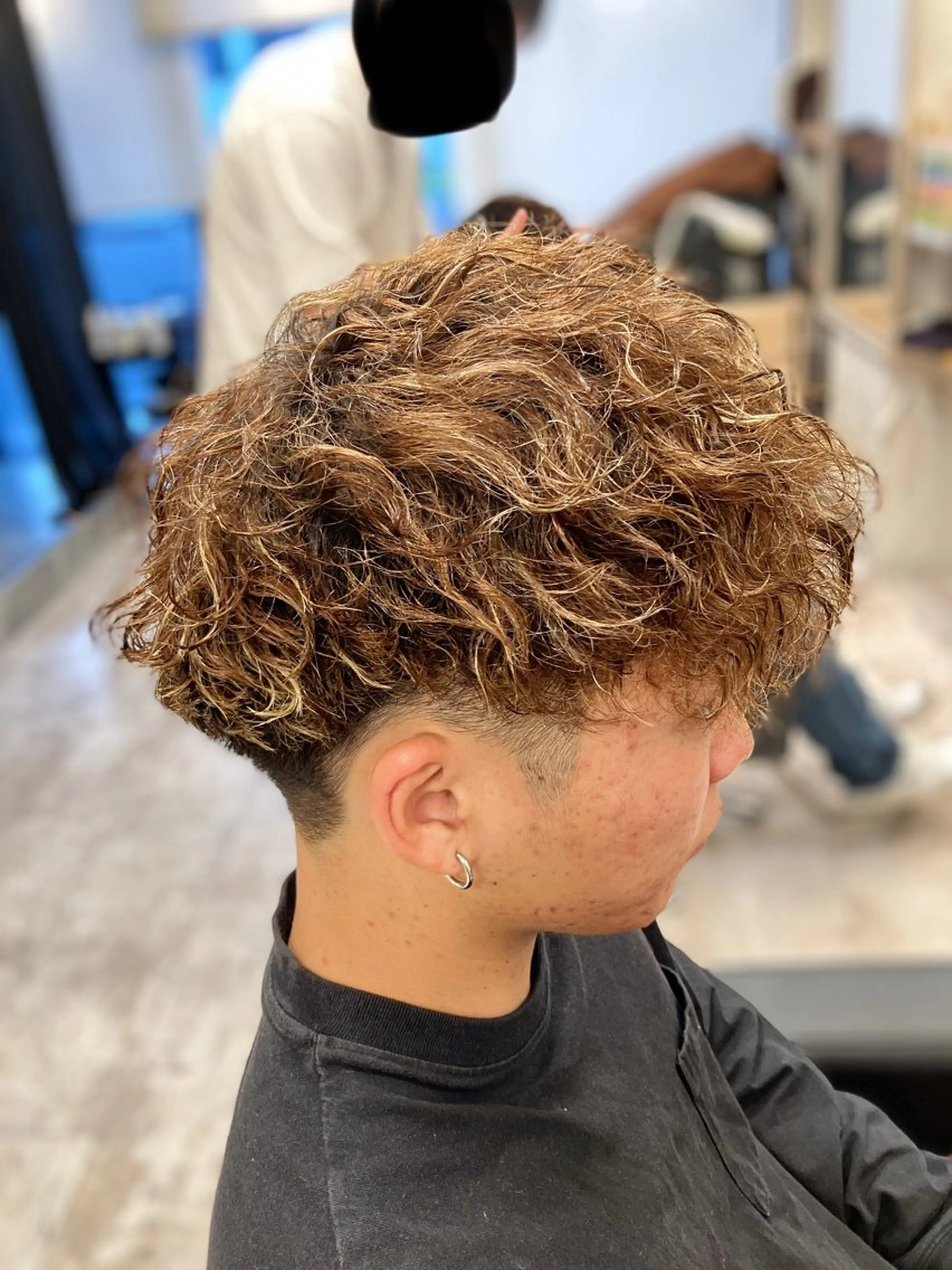 パーマ メンズ カット パーマ メンズ特化/パーマ/ フェードWATARUのヘアスタイル