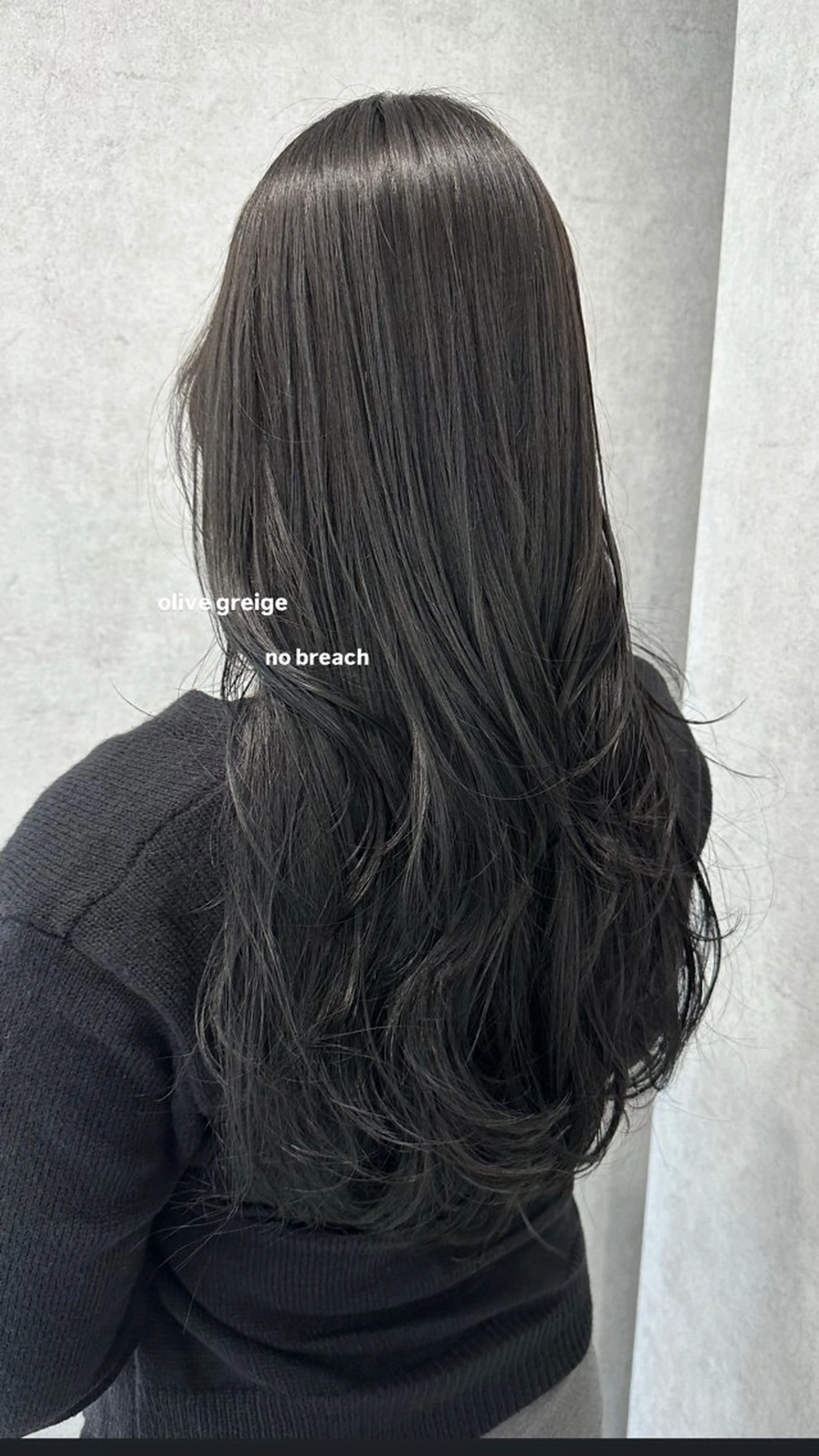 ロング カラー ヘアカラー トリートメント v-lab studio所属・韓国レイヤーカット/ 艶カラー/ noaのヘアスタイル