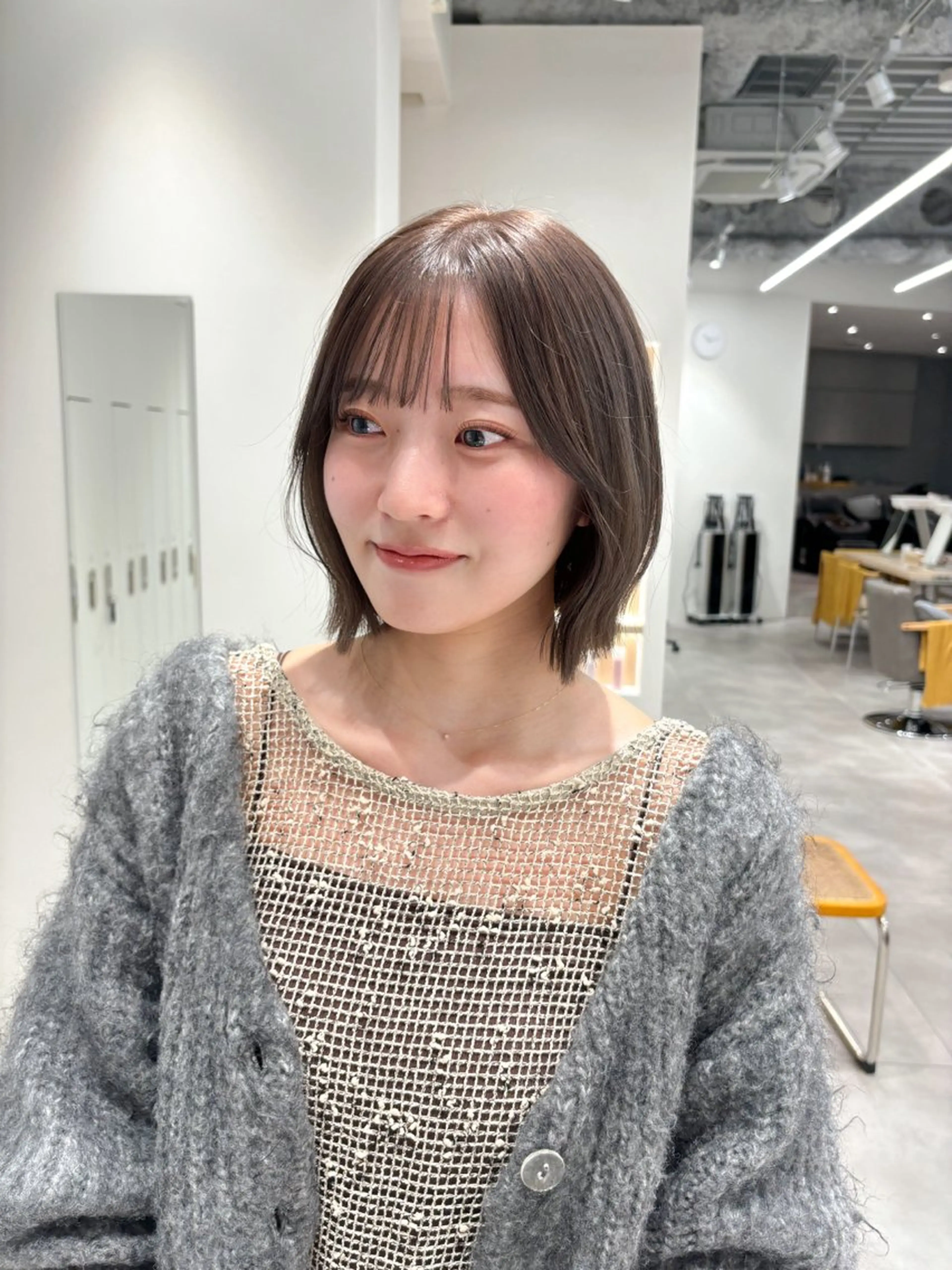 ショート カラー Unami 表参道所属・ばんちなつ / ボブ/透明感カラーのヘアスタイル