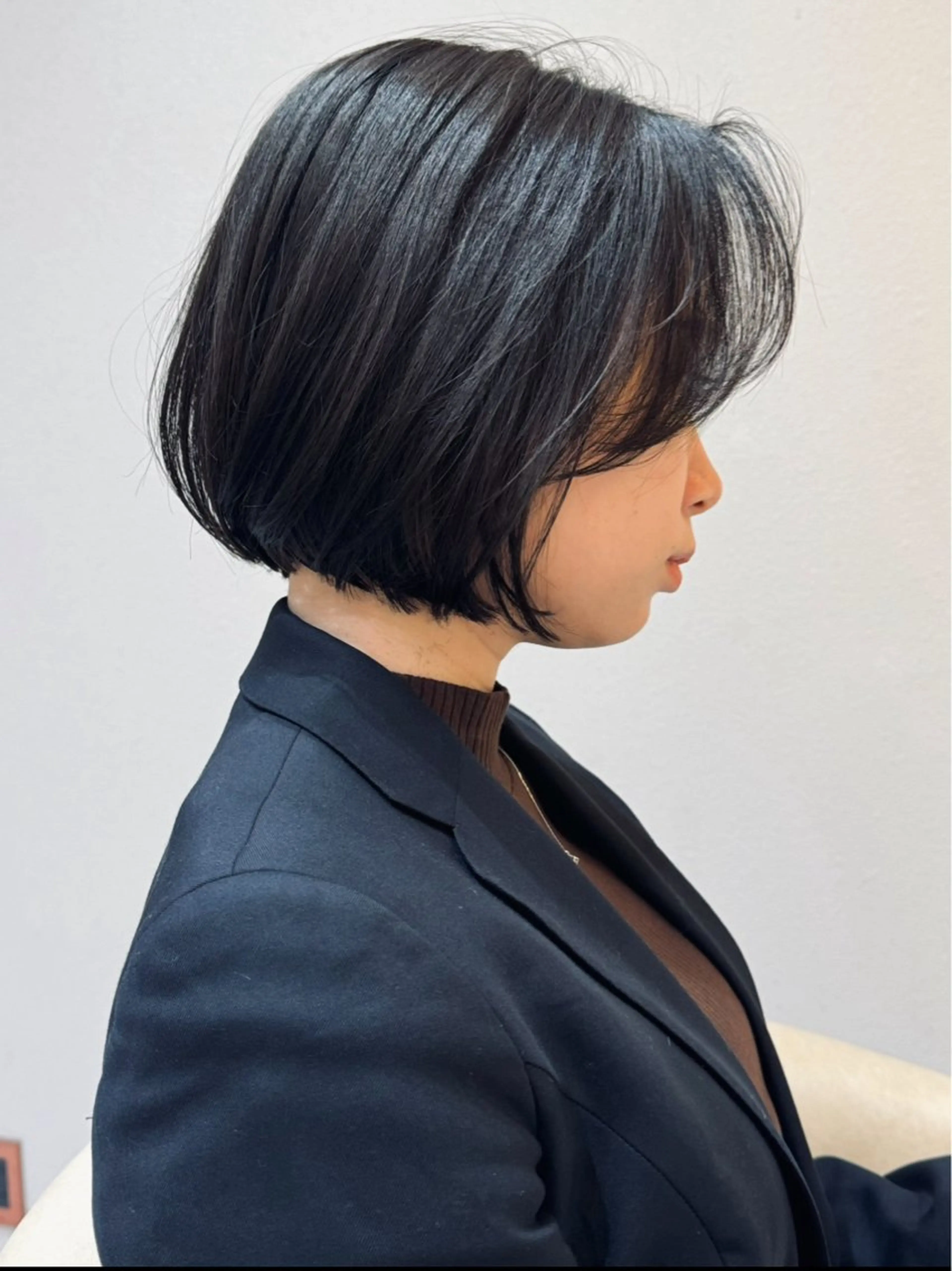 ショート カット ヘアカラー トリートメント 🩵縮毛矯正・ボブ 岩原朋也🩵のヘアスタイル