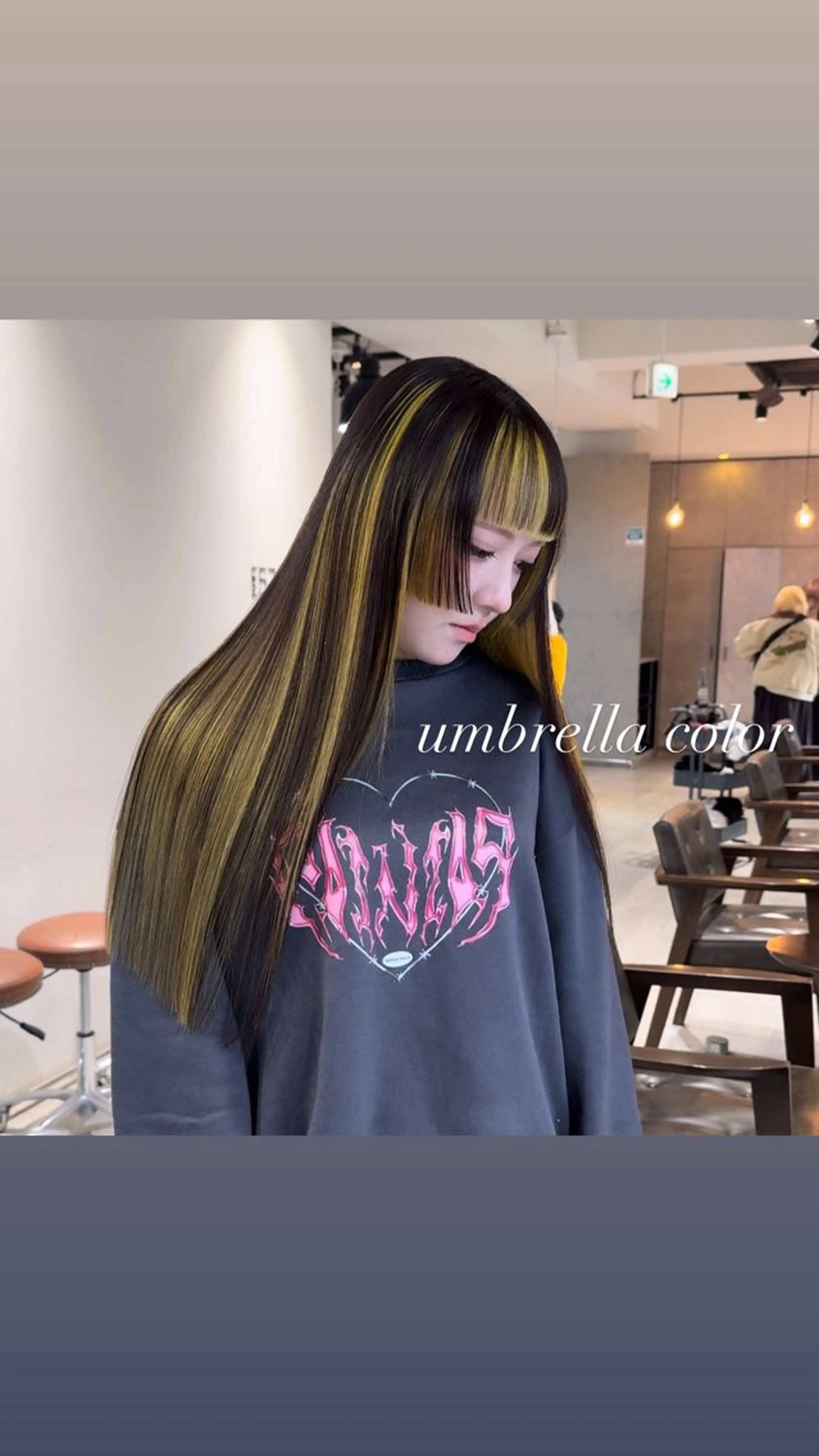 ロング カラー カット ヘアカラー トリートメント ヘアセット 💜ハイトーン💛 マジカルかいちゃんのヘアスタイル