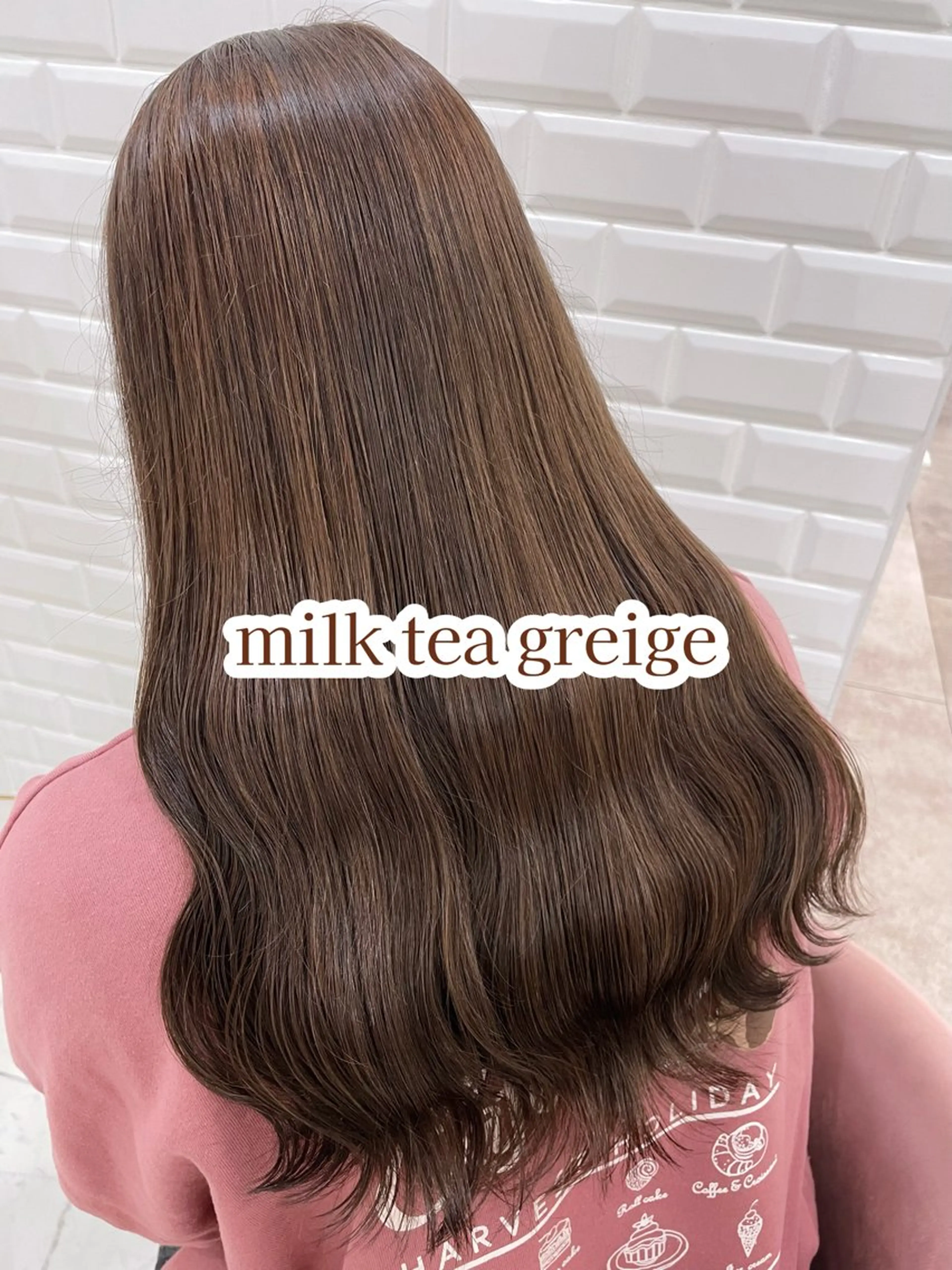 前髪カット+ケアカラー+3STEPトリートメント💘の写真